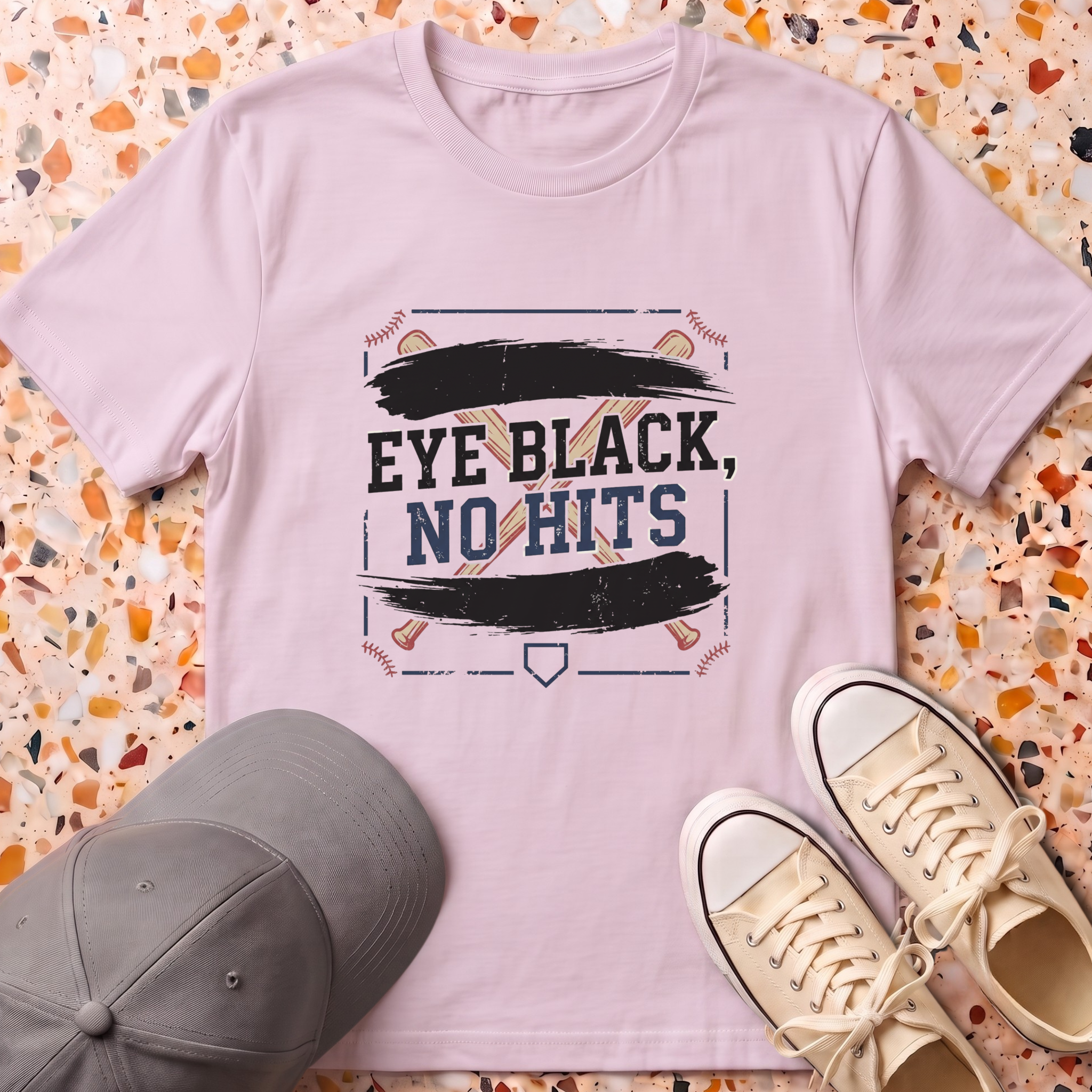 Eye Black, No Hits T-Shirt