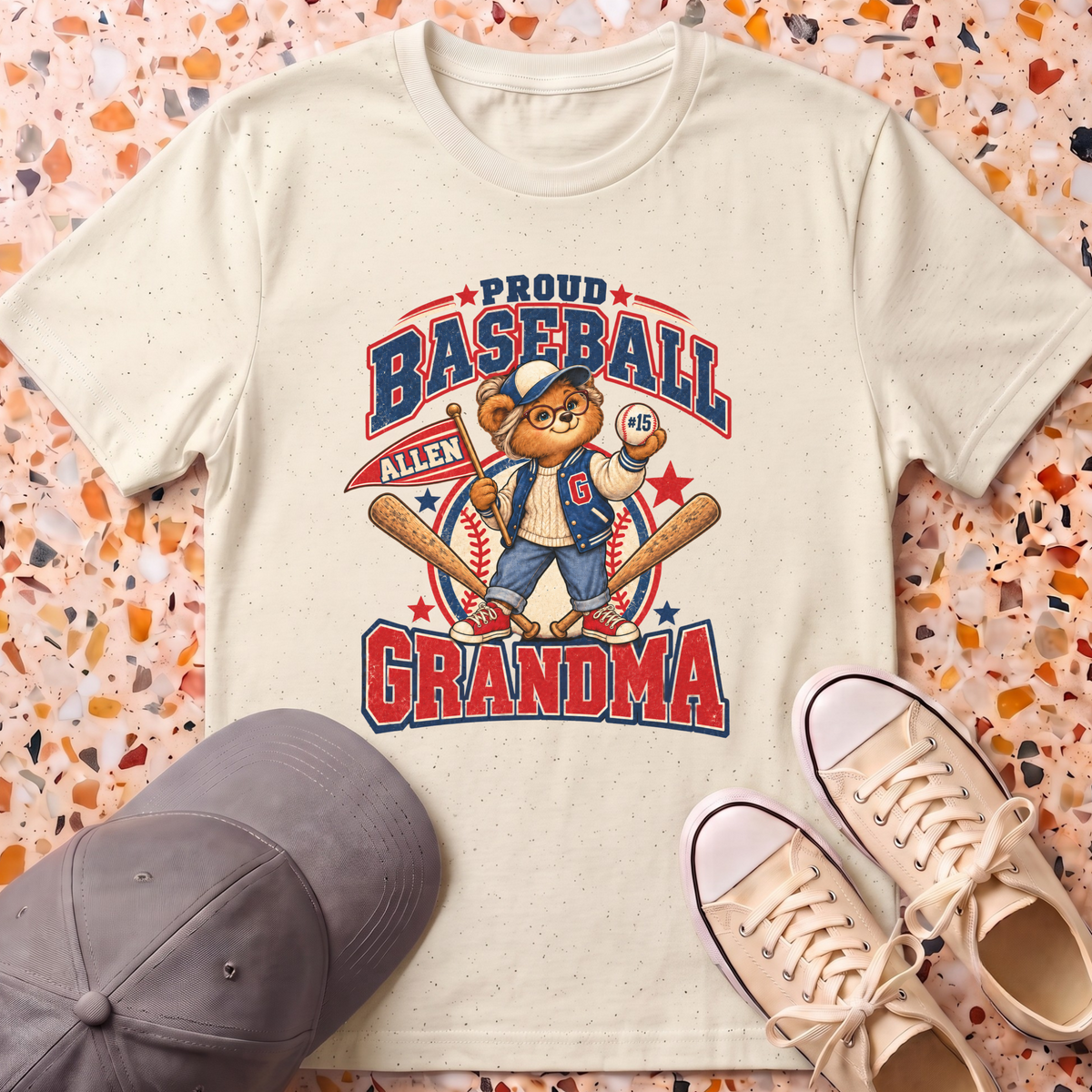 Custom Grandma Bear T-Shirt
