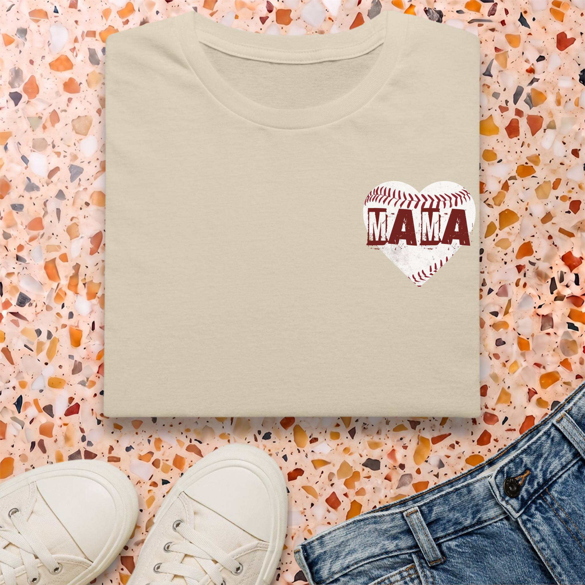 Custom(back)  MAMA T-Shirt