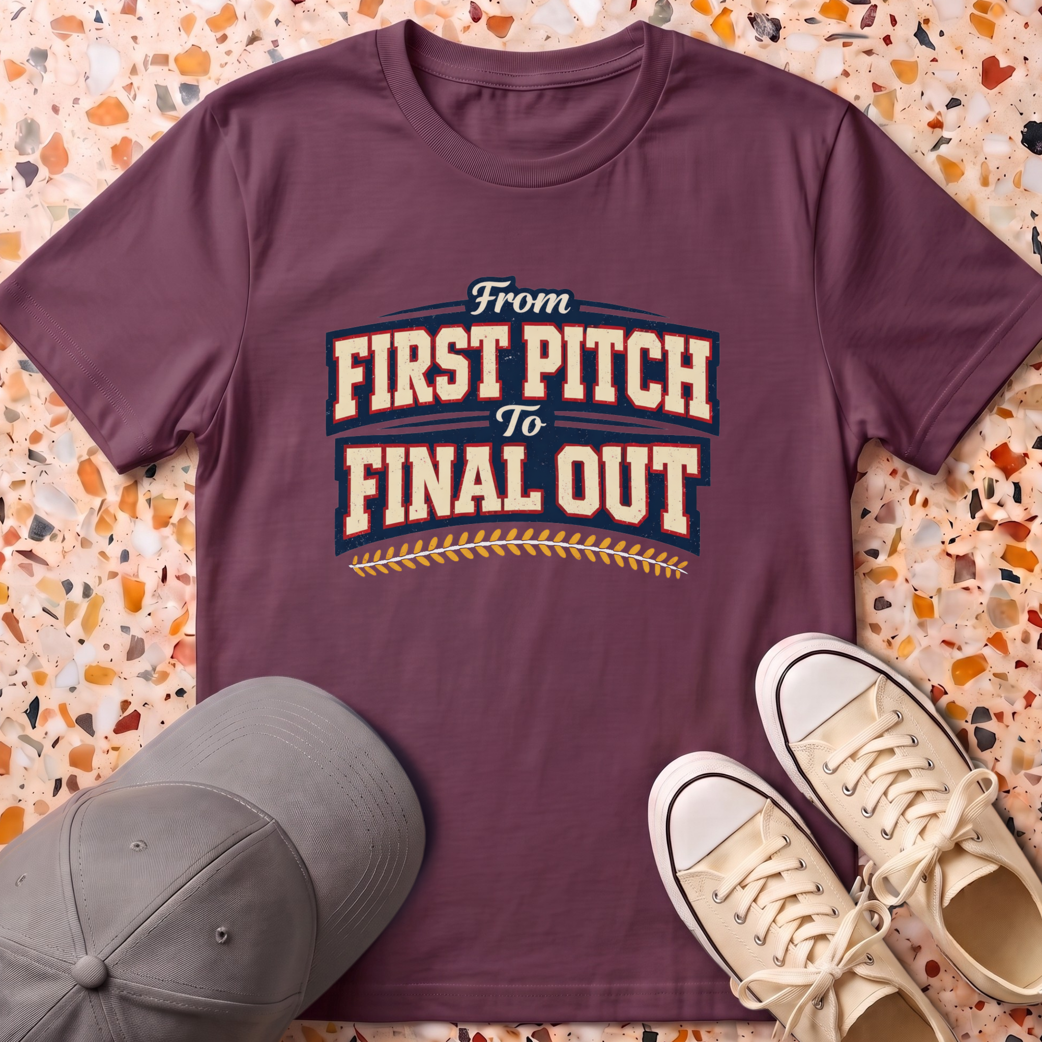 From First Pitch to Final Out T-Shirt
