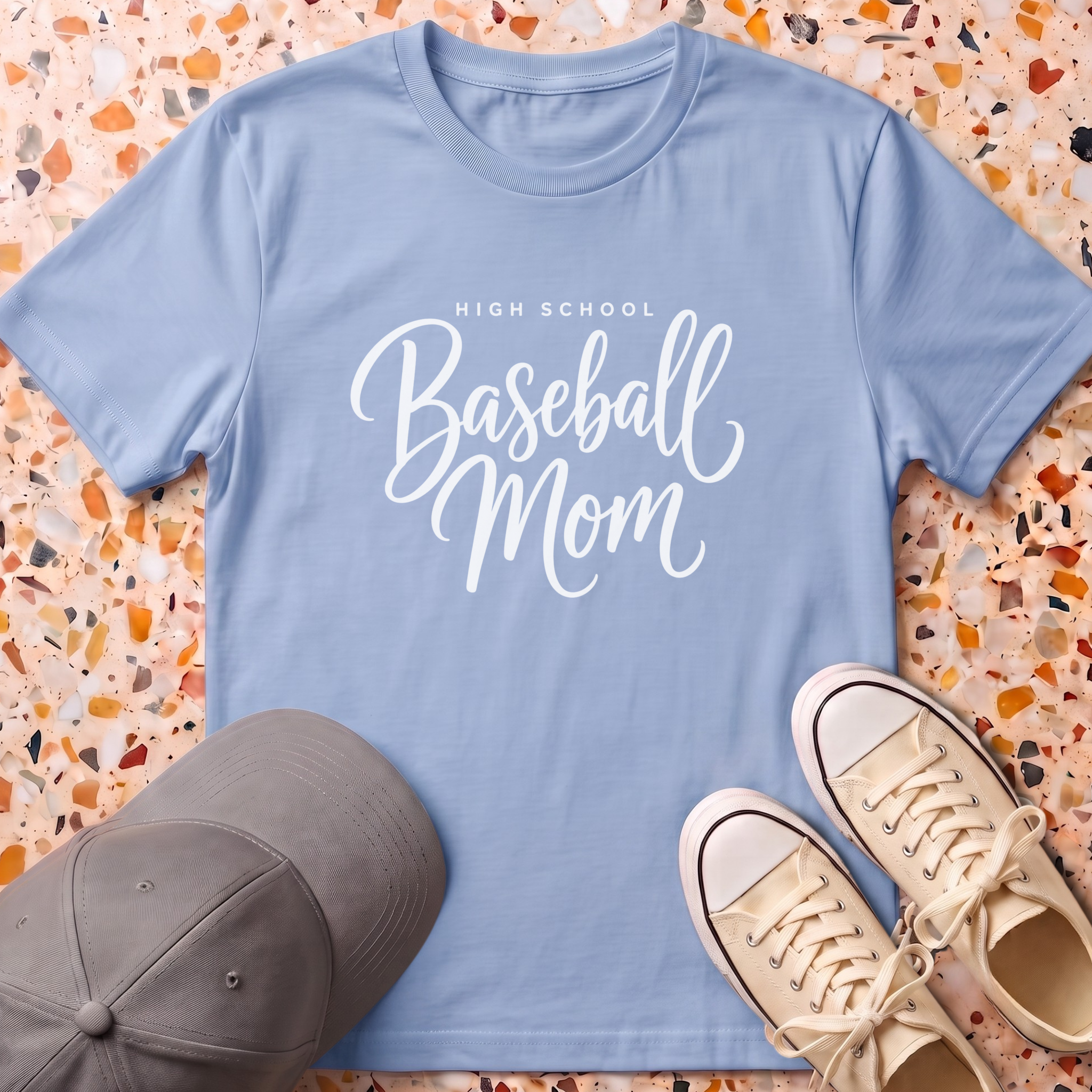 High School Baseball mom T-Shirt