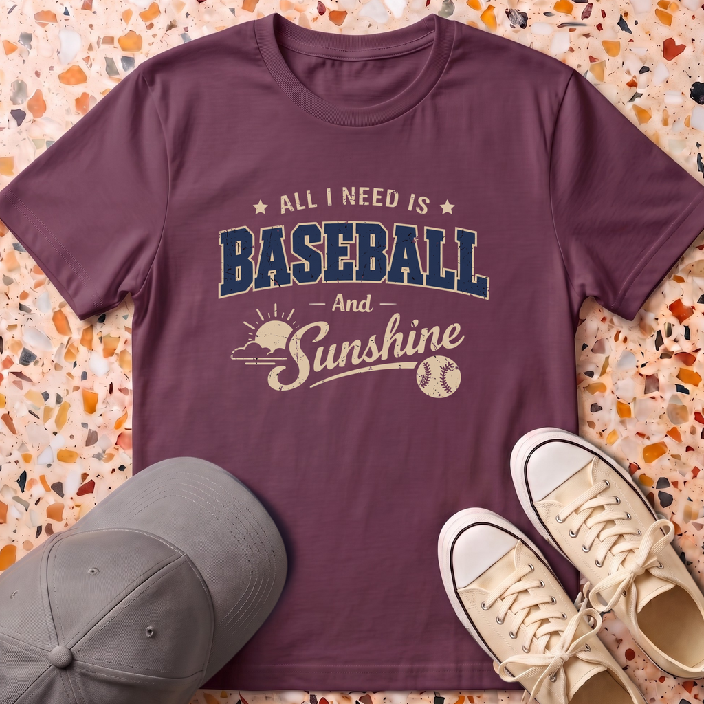 Baseball and Sunshine T-Shirt