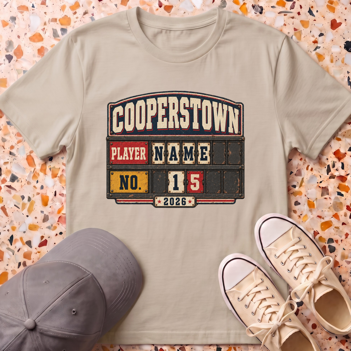 Custom City Player Number T-Shirt