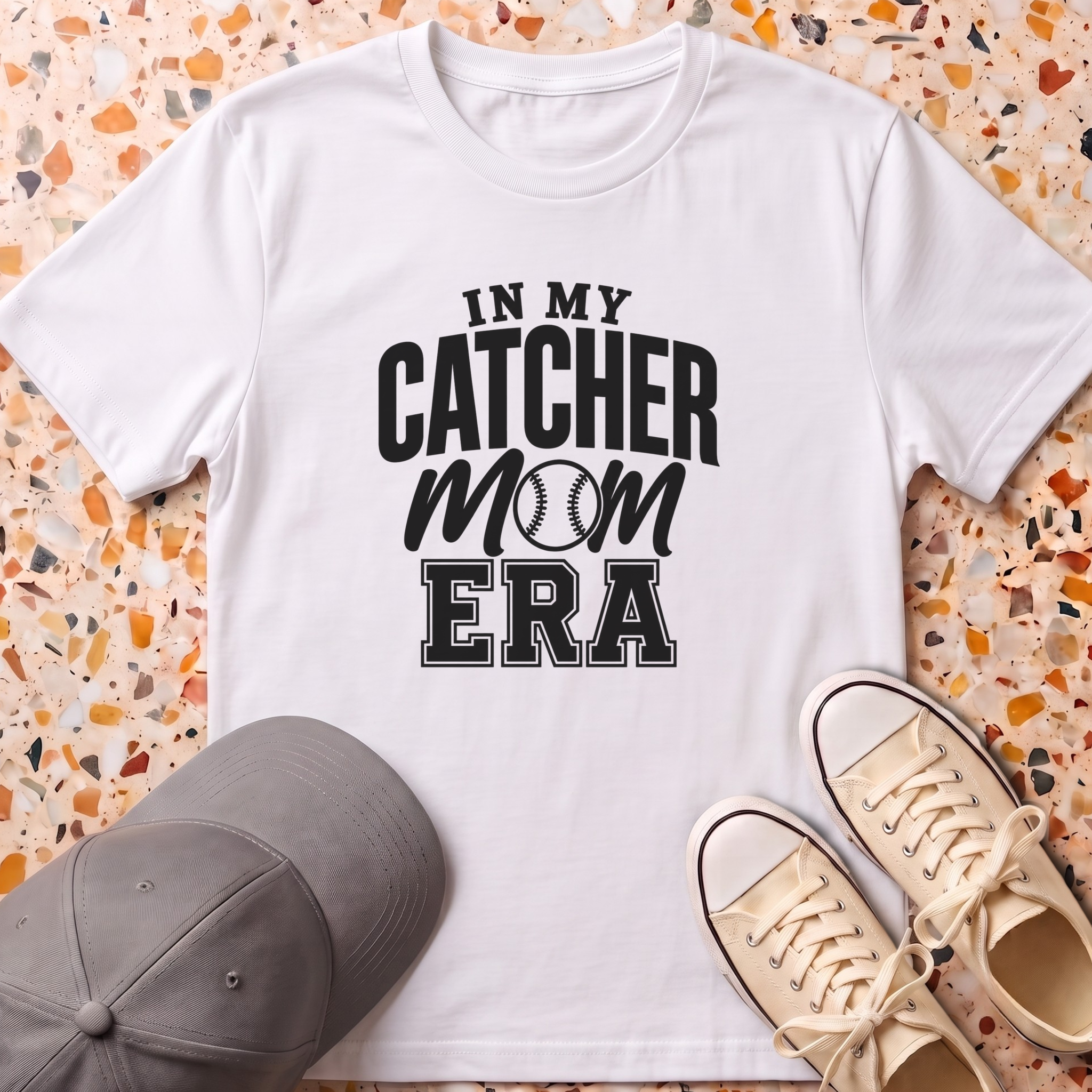In My Catcher Mom ERA T-Shirt