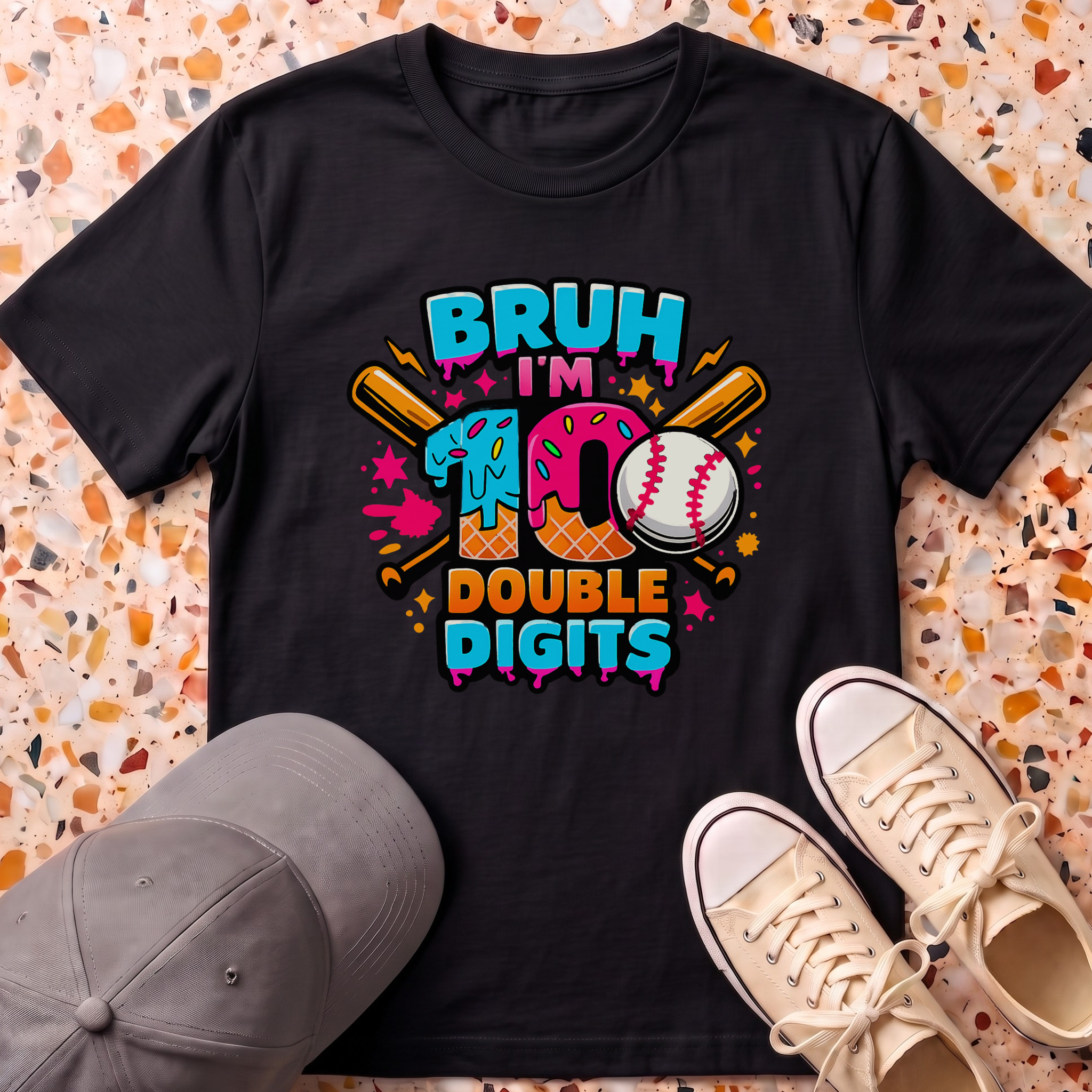 Bruh I'm 10 Double Digits T-Shirt