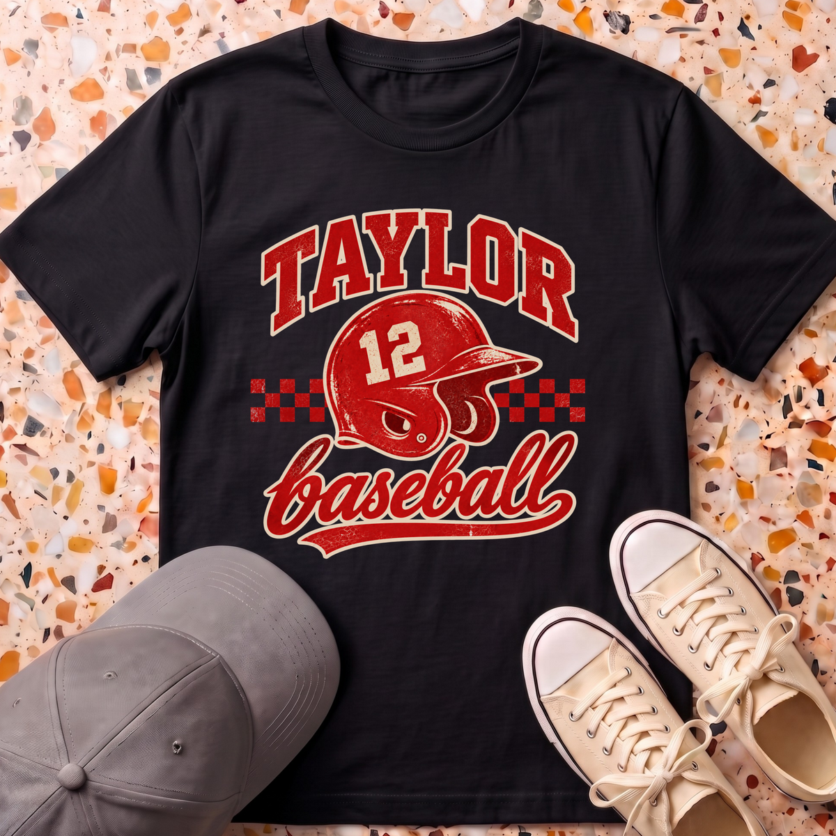Custom Name & Number T-Shirt