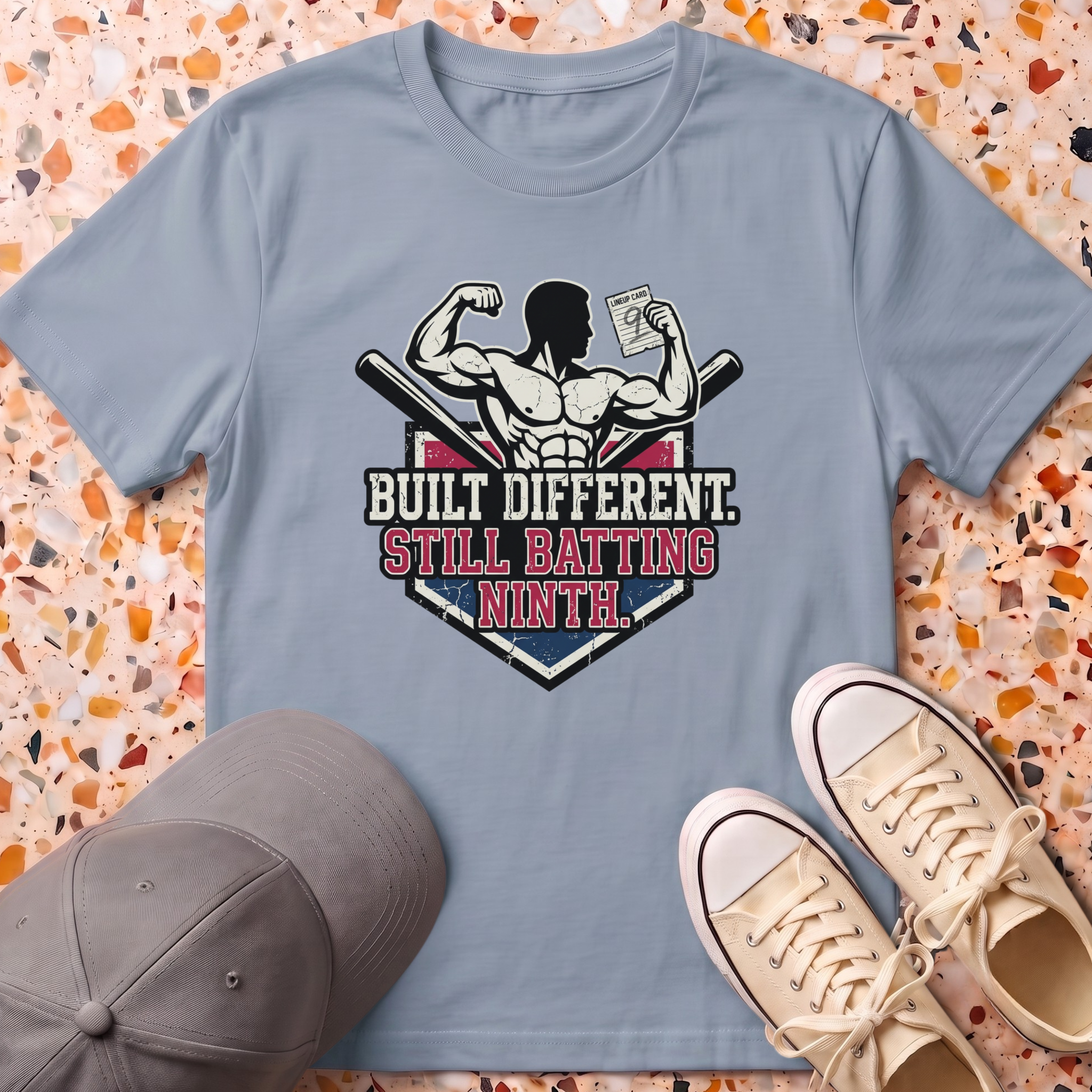 Built Different Still Batting 9th T-Shirt