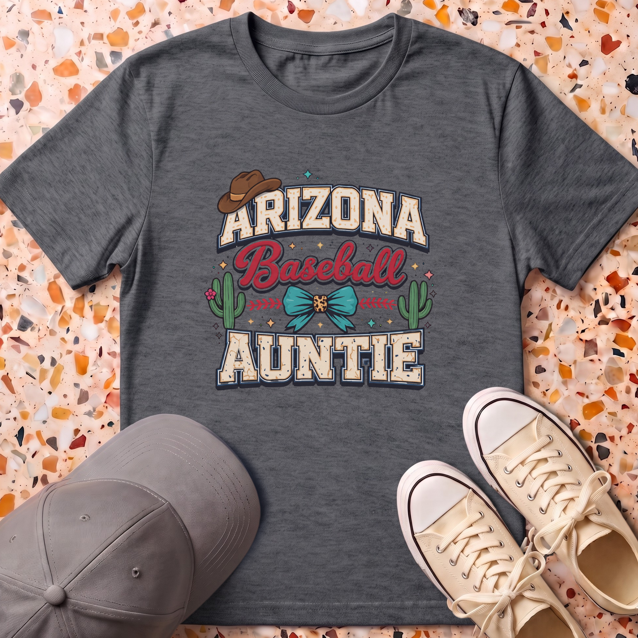 Arizona Baseball Auntie T-Shirt