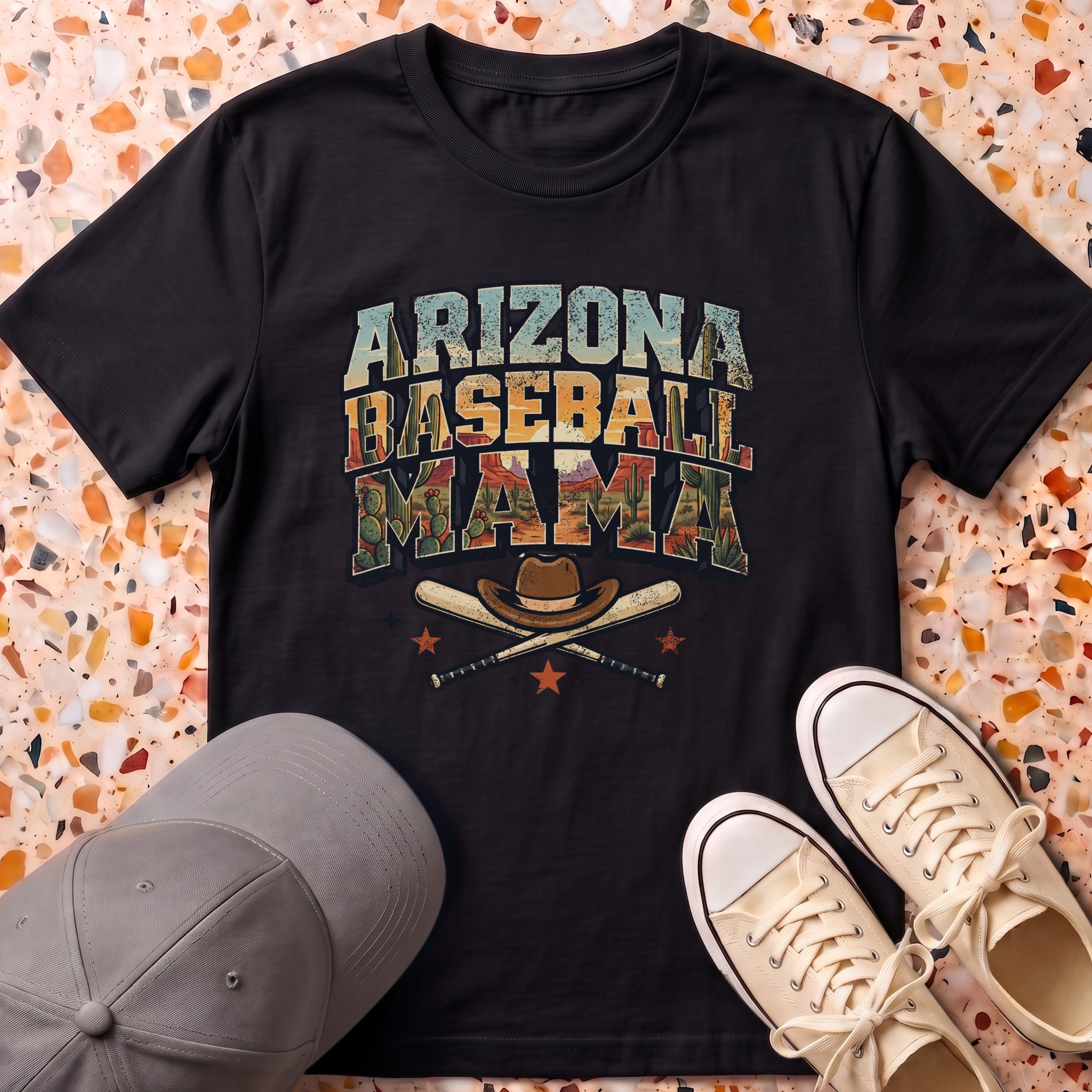 Arizona Baseball MAMA T-Shirt