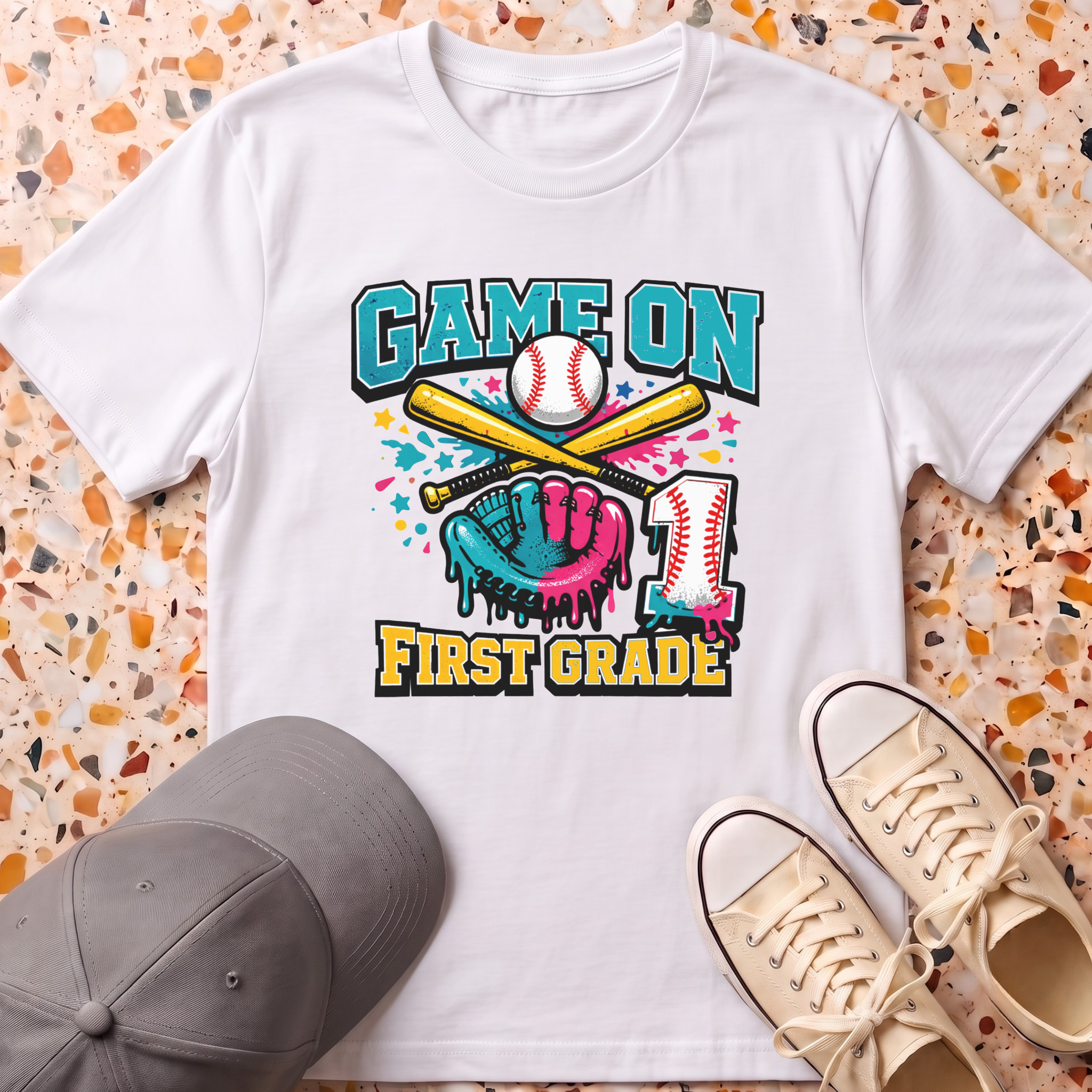 Game On First Grade T-Shirt