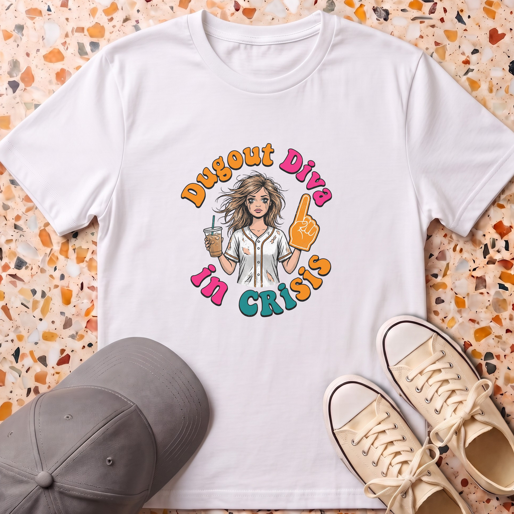 Dugout Diva in Crisis T-Shirt