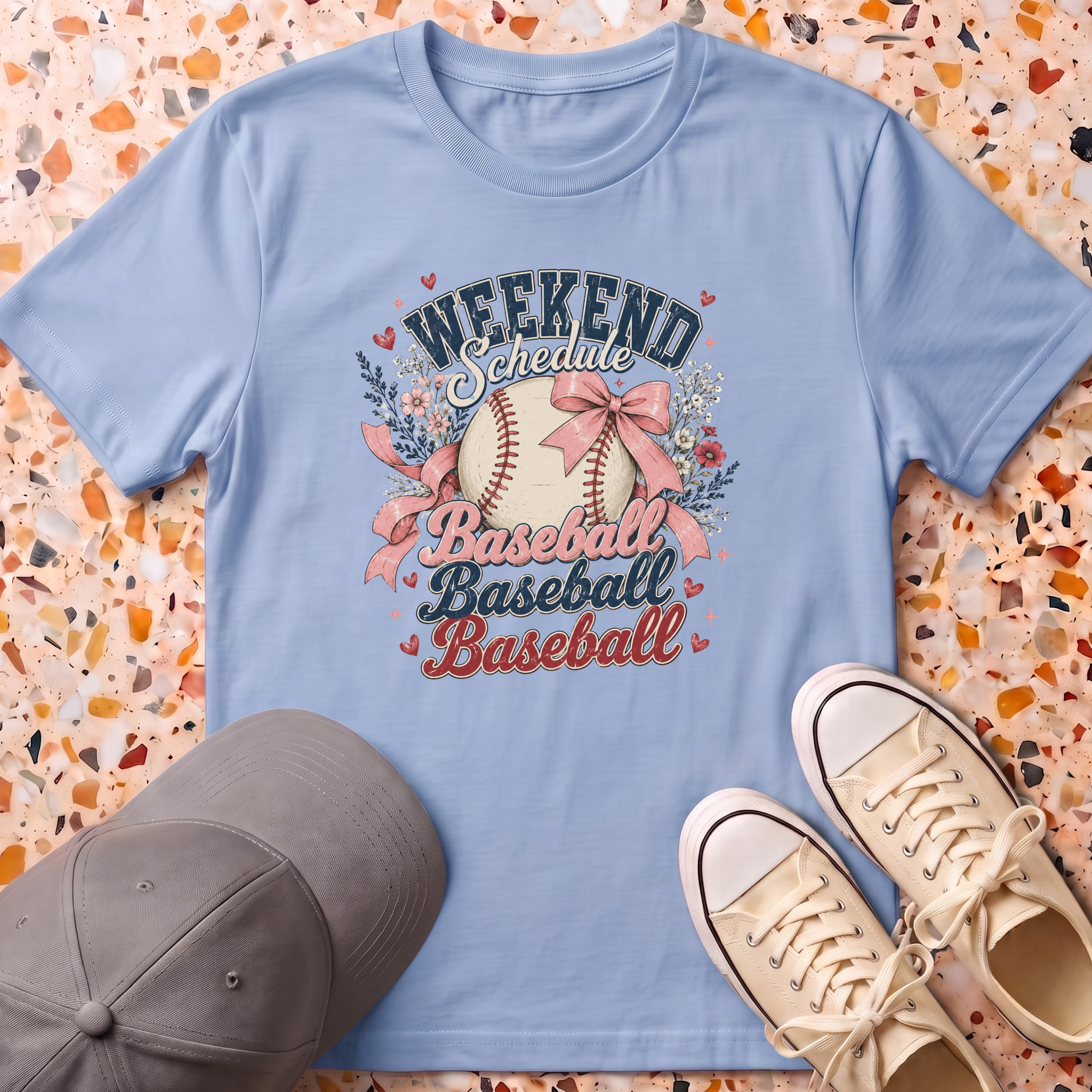 Weekend Schedule Baseball T-Shirt
