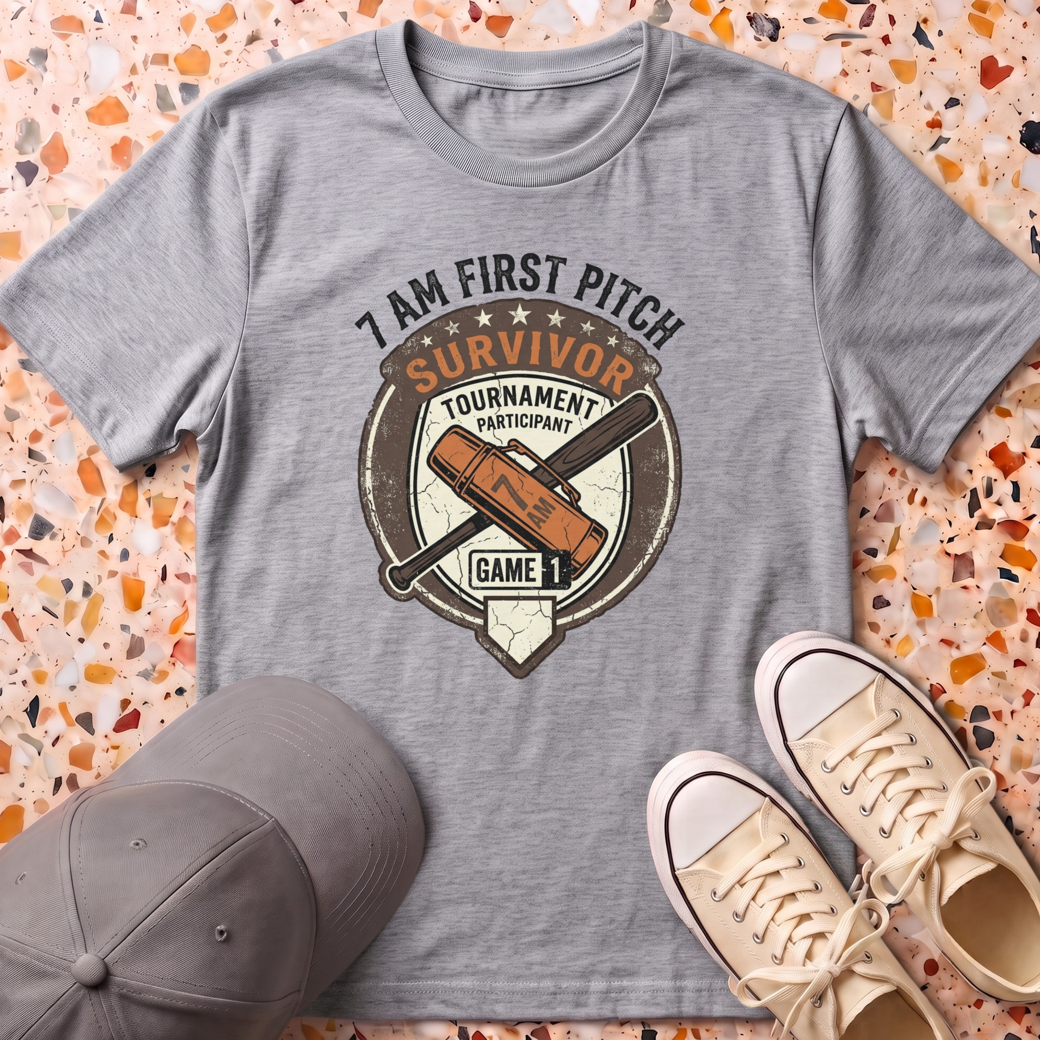7 AM First Pitch Survivor T-Shirt