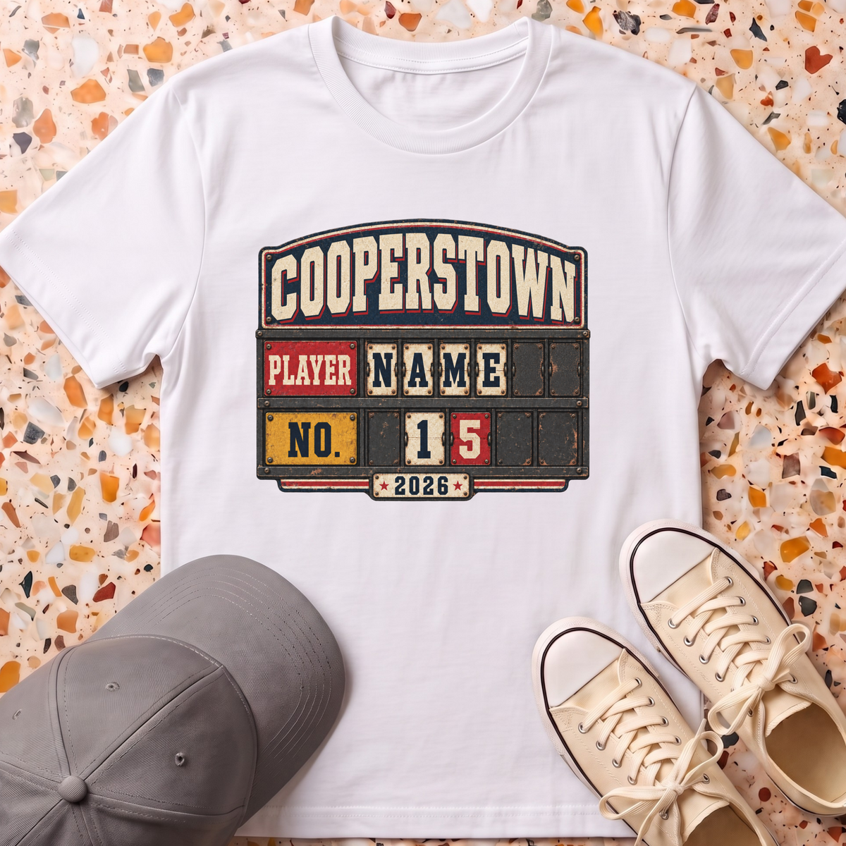Custom City Player Number T-Shirt