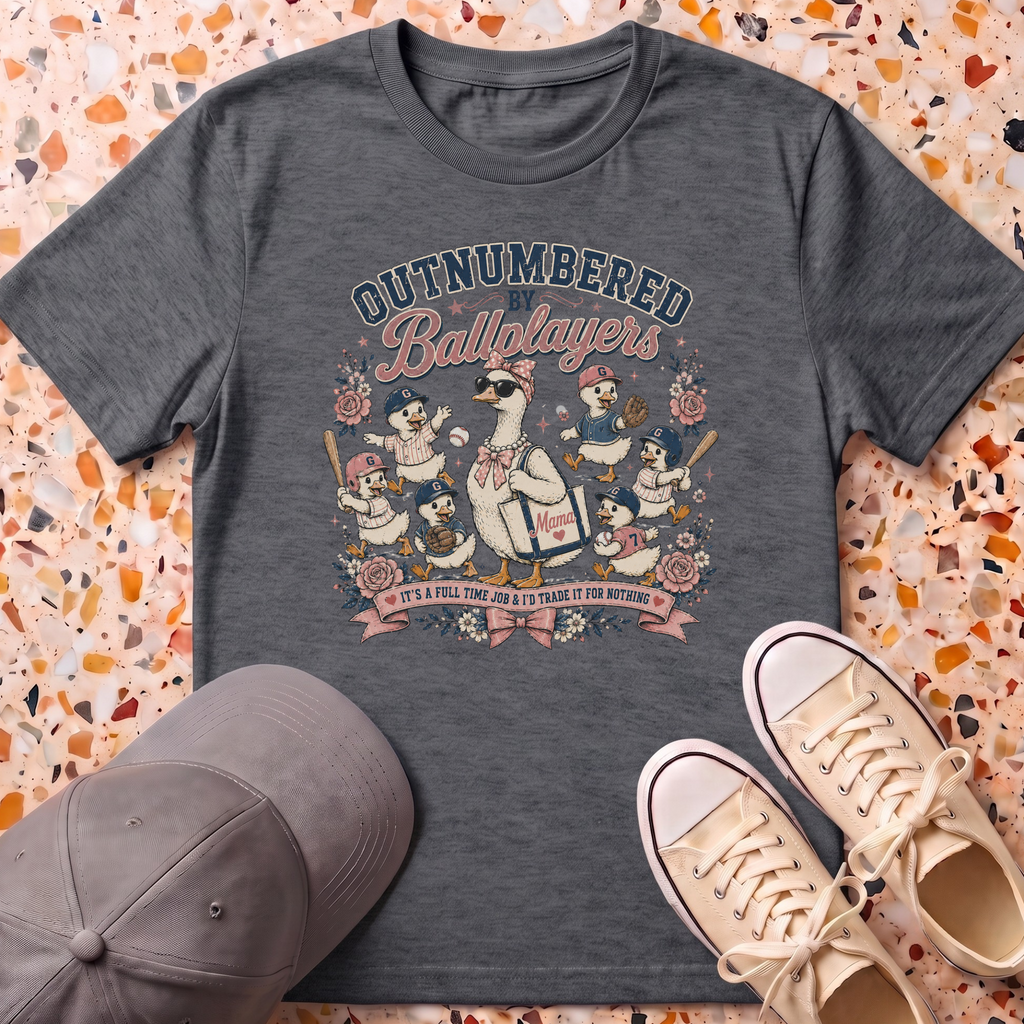 Outnumbered By Ballplayers T-Shirt
