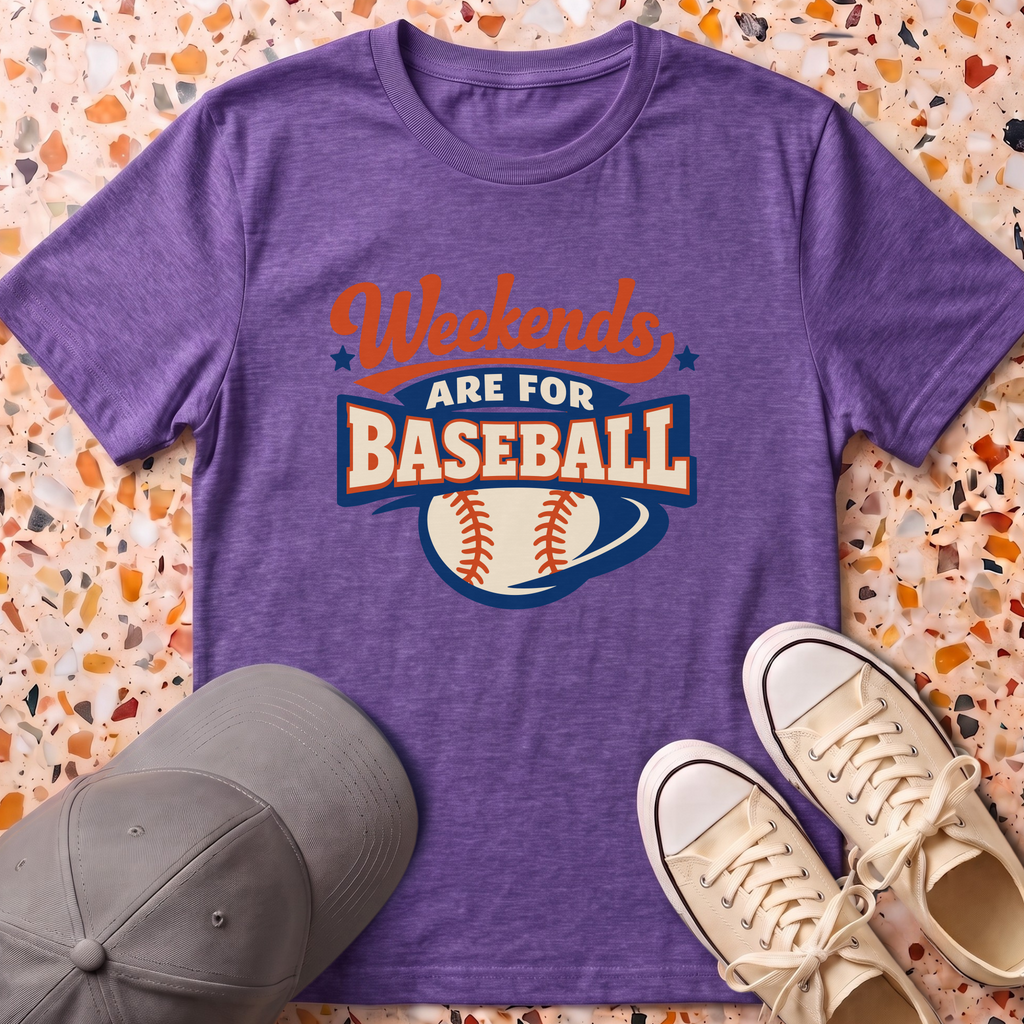 Weekends Are For Baseball T-Shirt