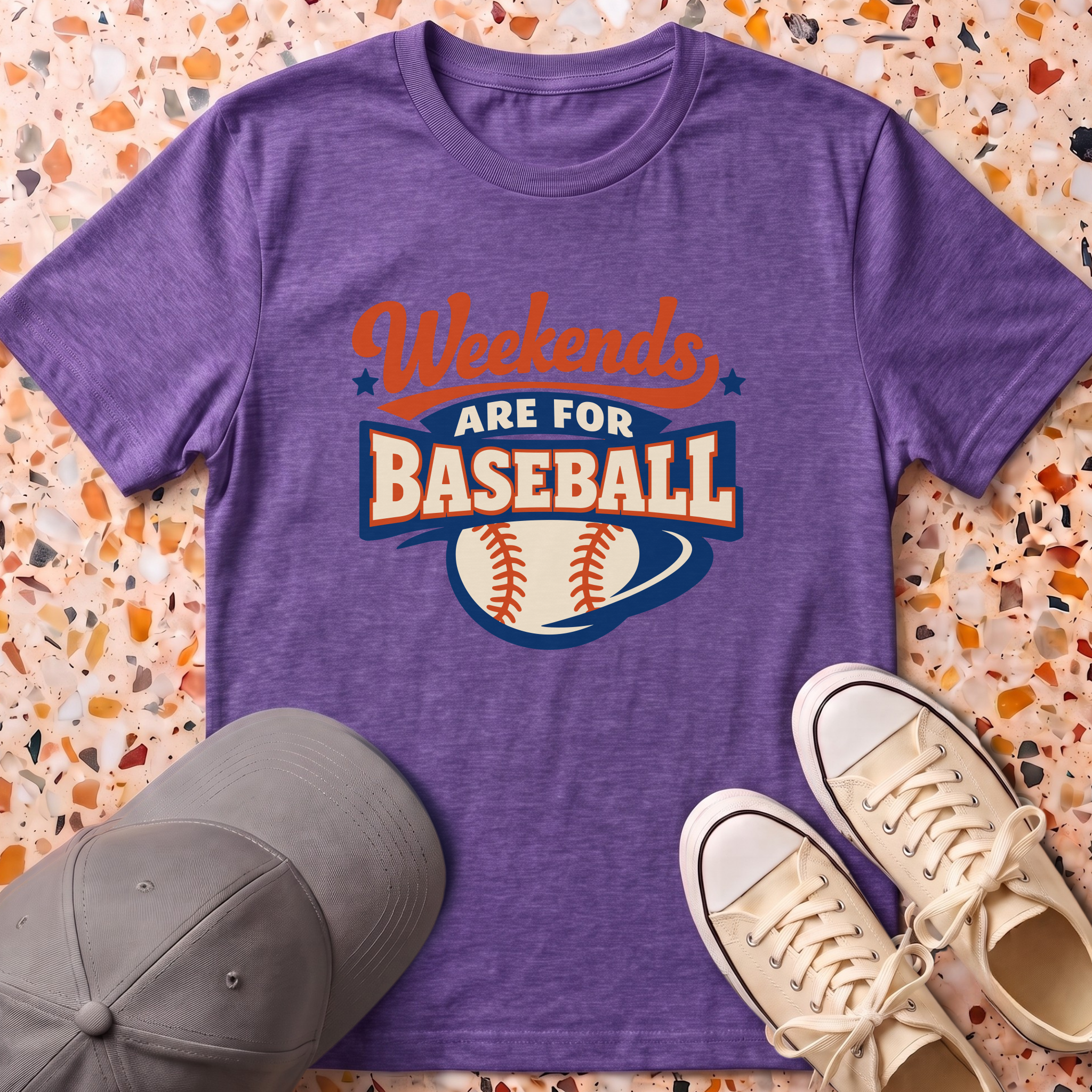 Weekends Are For Baseball T-Shirt