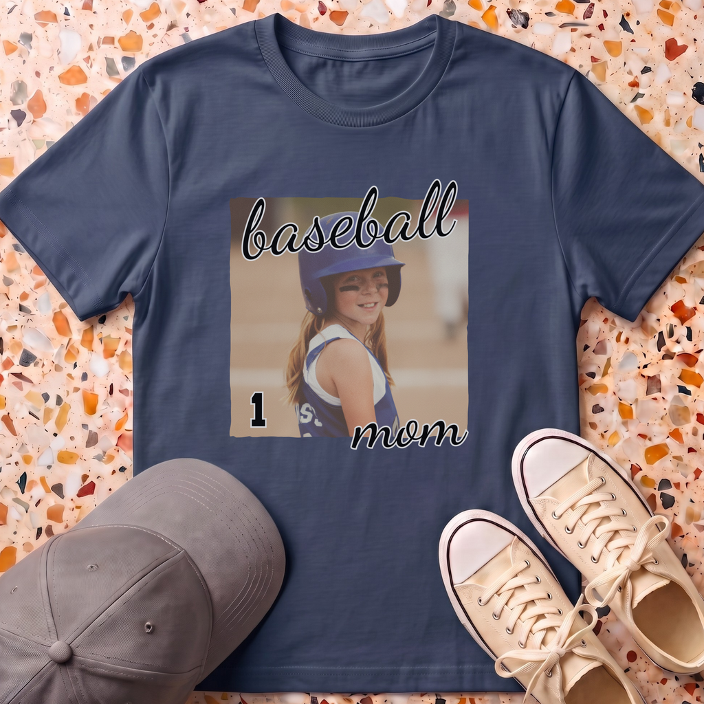 Custom Photo MAMA Retro T-Shirt