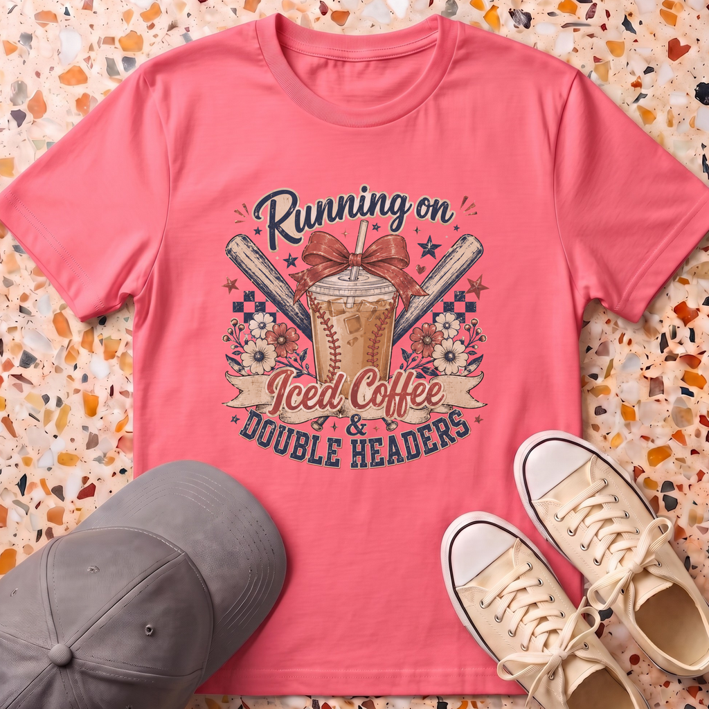 Iced Coffee & Double Headers T-Shirt
