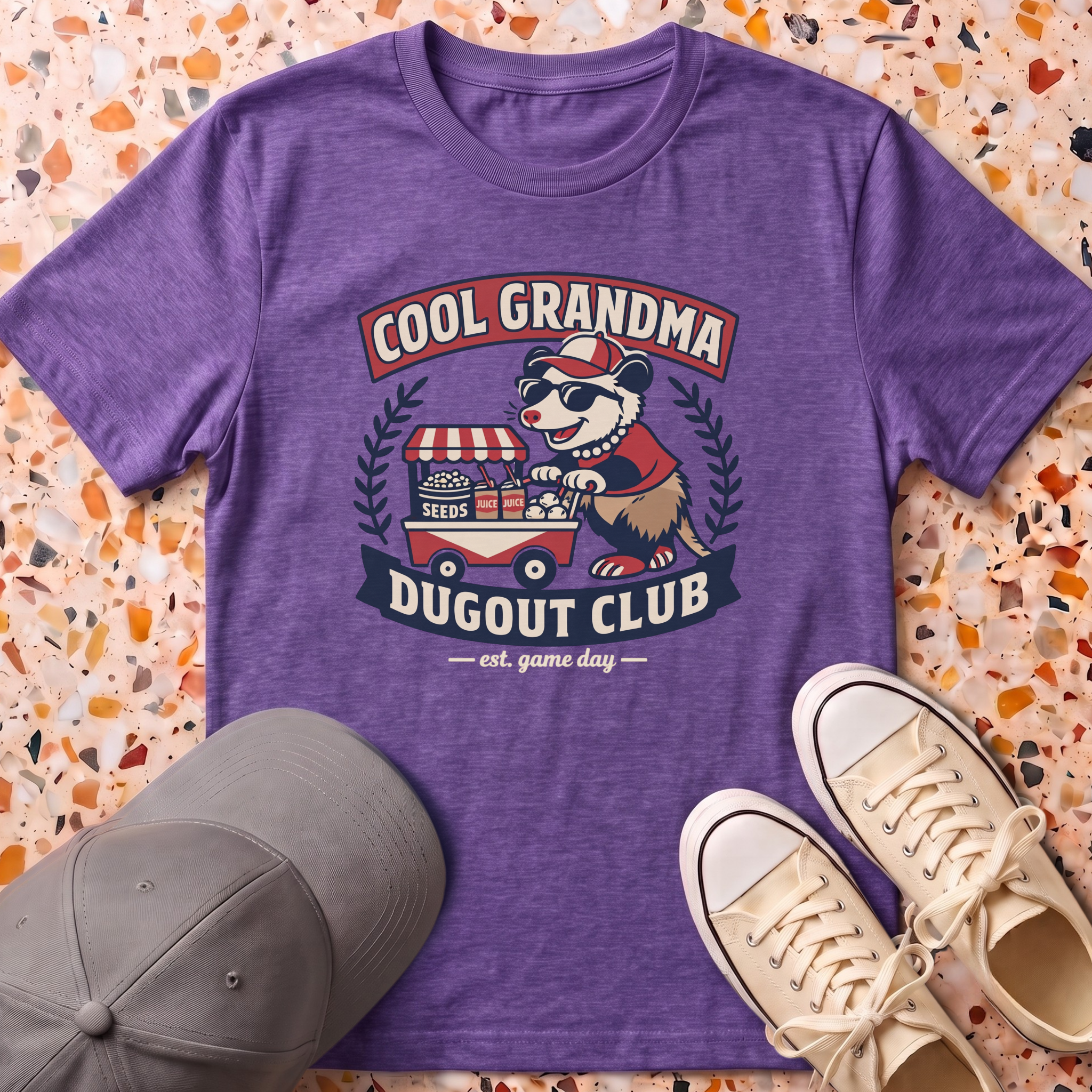 Cool Grandma Dugout Club T-Shirt