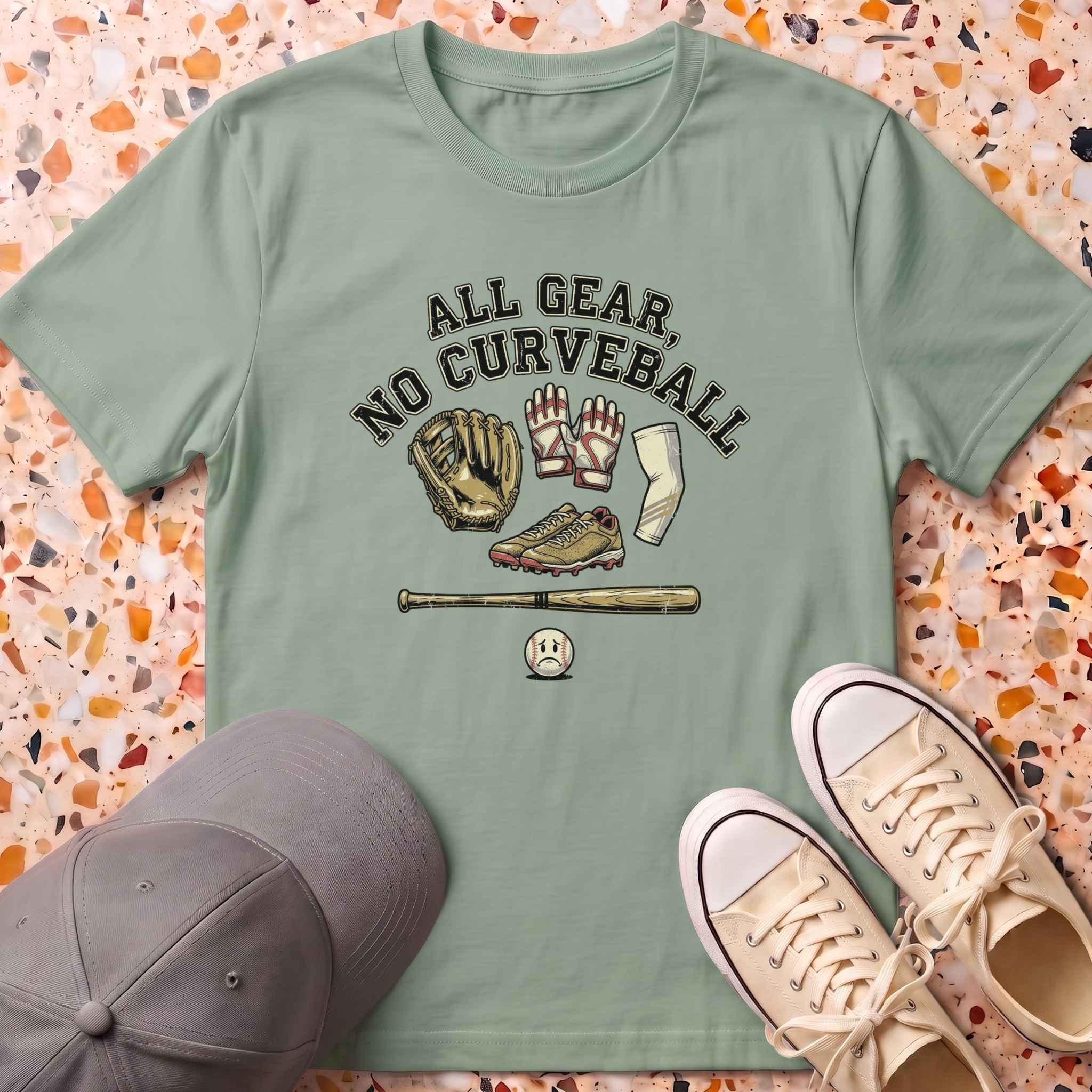 All Gear, No Curveball T-Shirt
