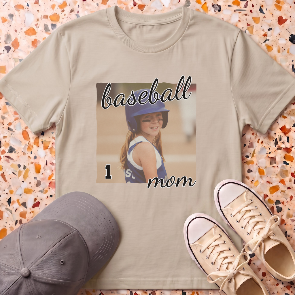 Custom Photo MAMA Retro T-Shirt