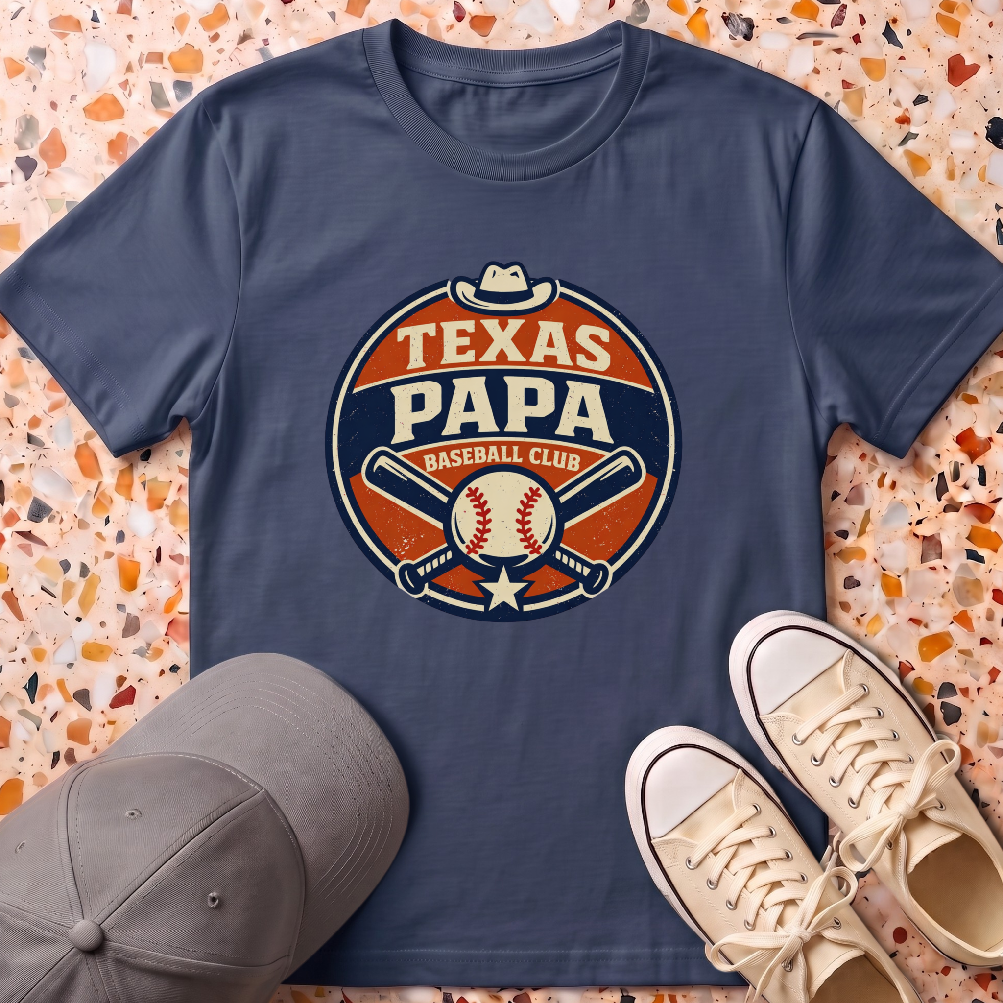 Texas Papa Baseball Club T-Shirt