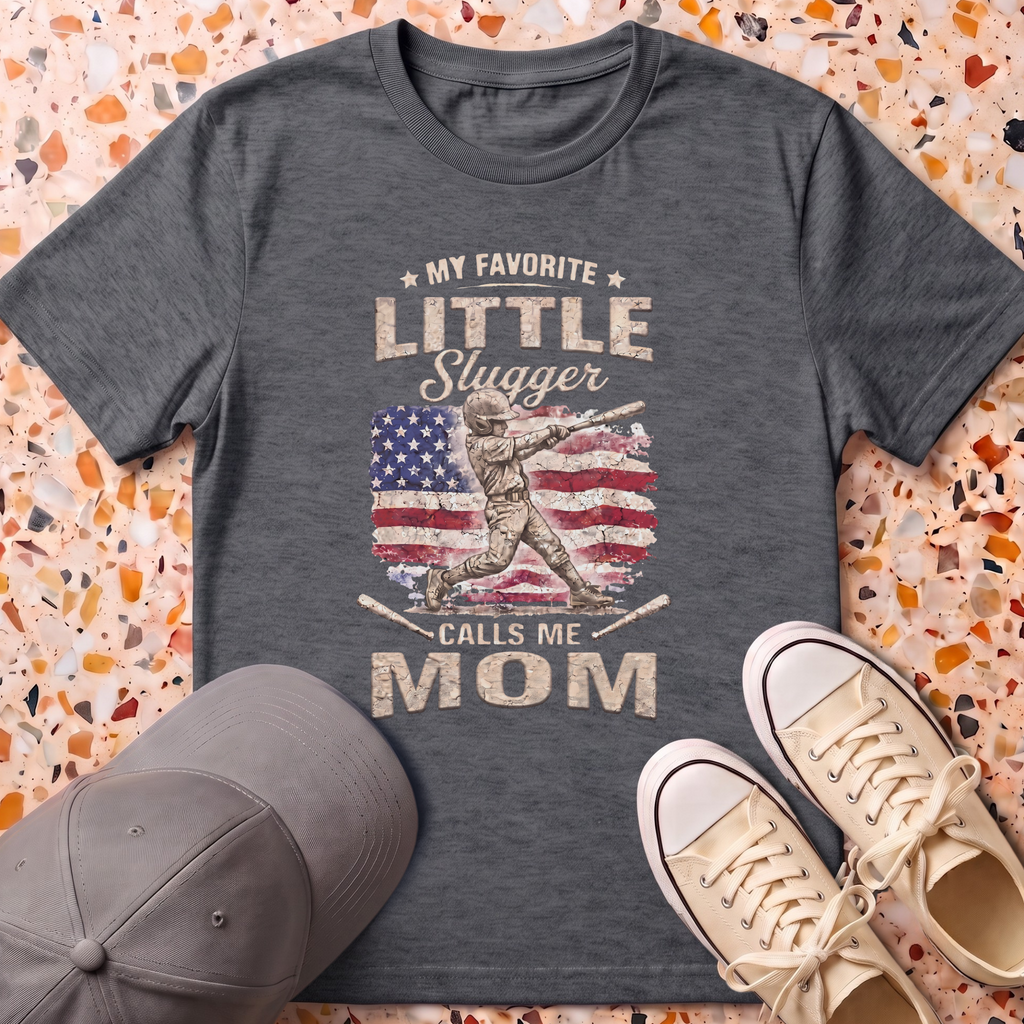 Little Slugger calls me mom T-Shirt