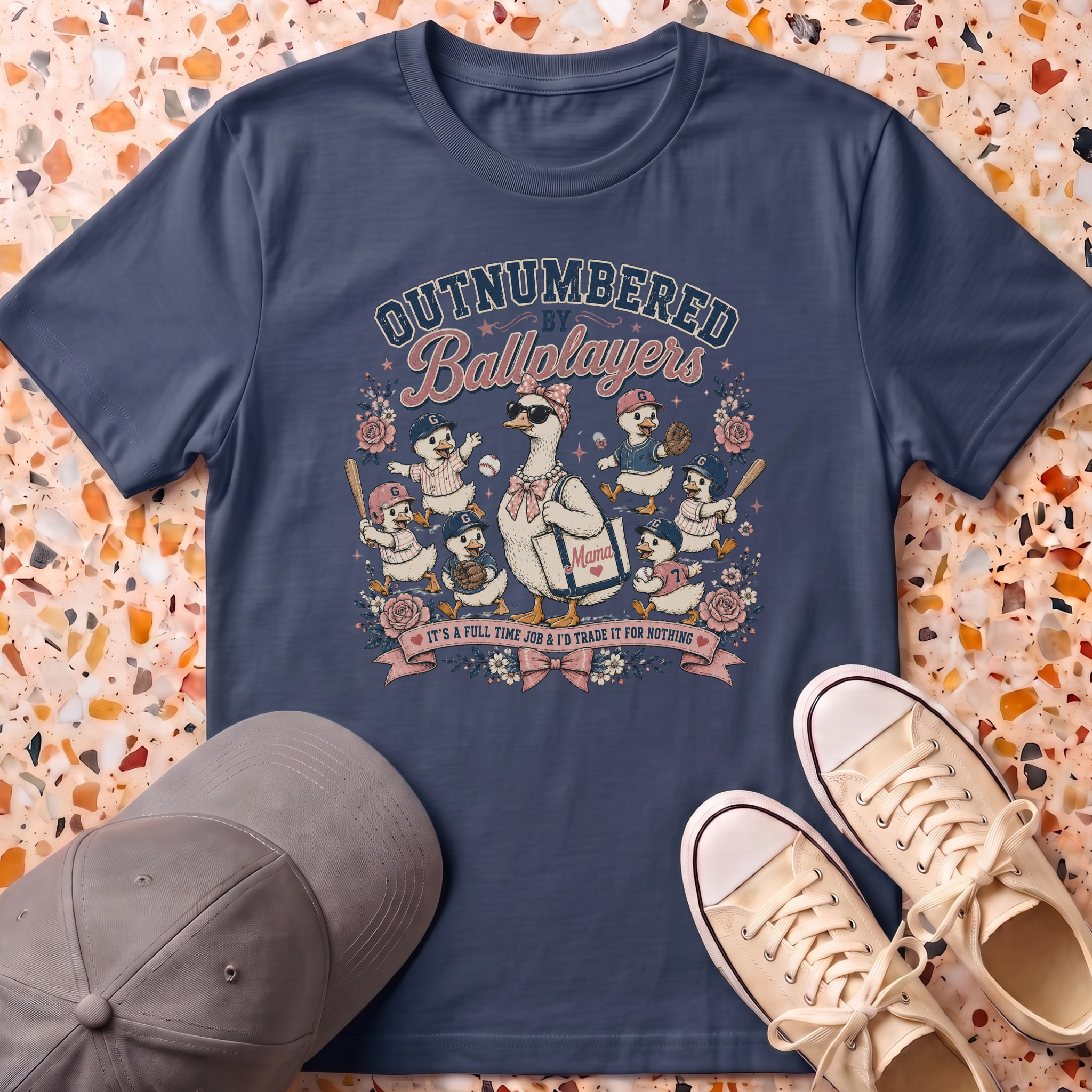 Outnumbered By Ballplayers T-Shirt