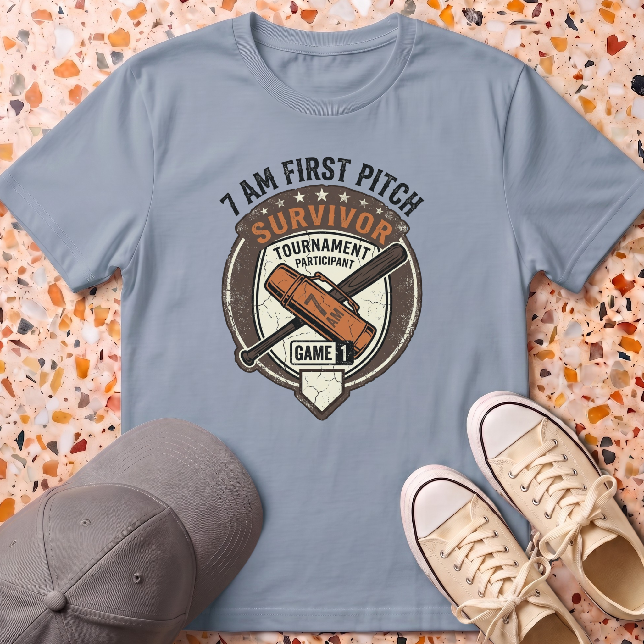 7 AM First Pitch Survivor T-Shirt