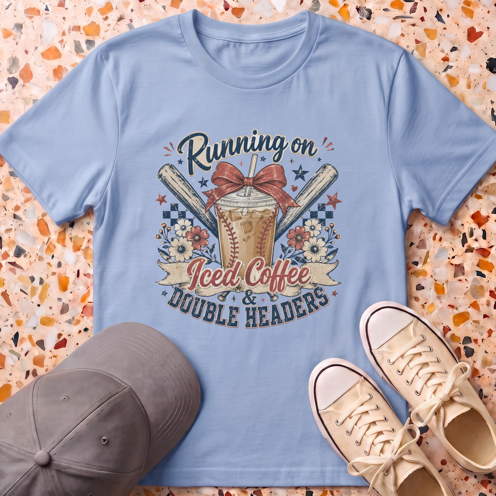 Iced Coffee & Double Headers T-Shirt