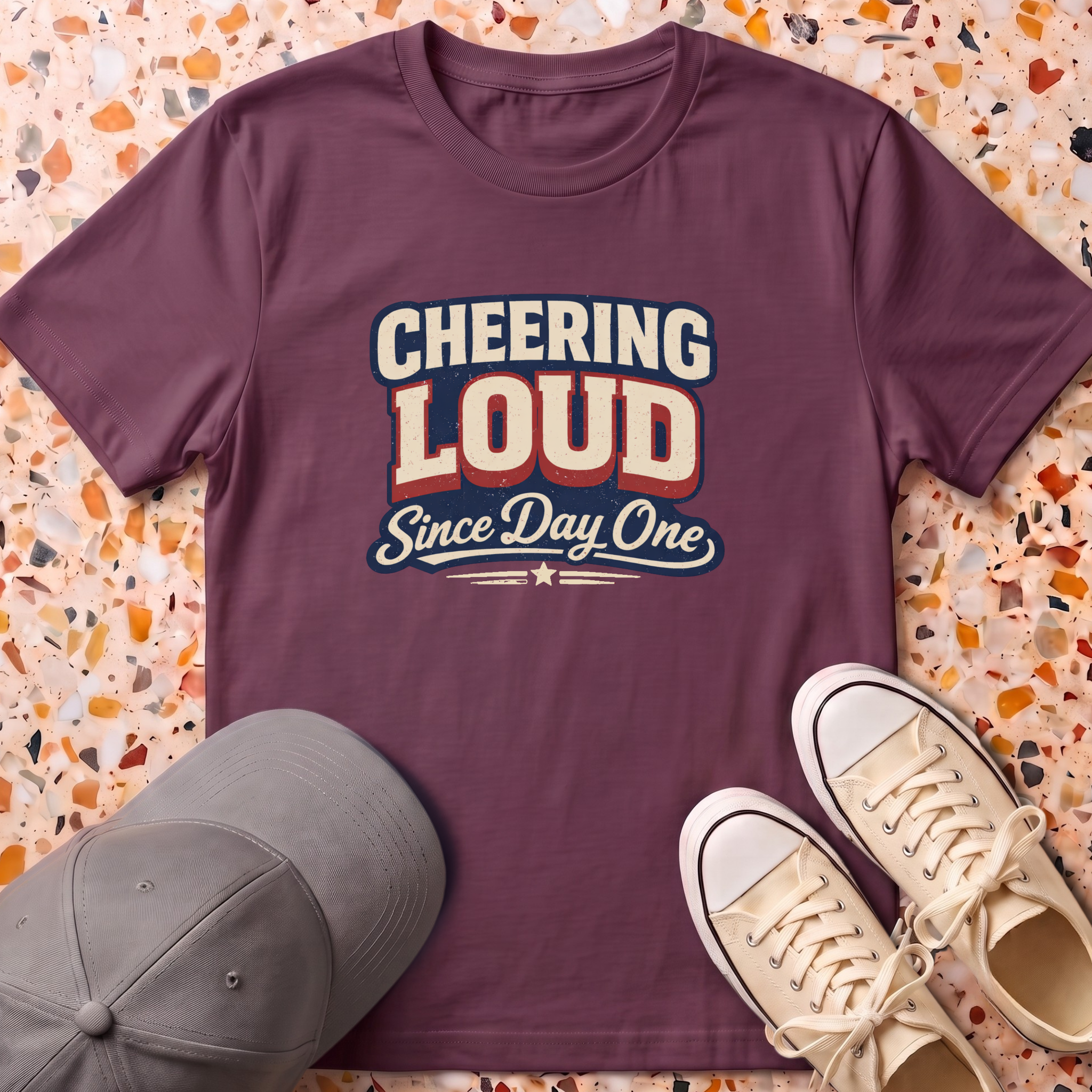 Cheering Loud Since Day One T-Shirt