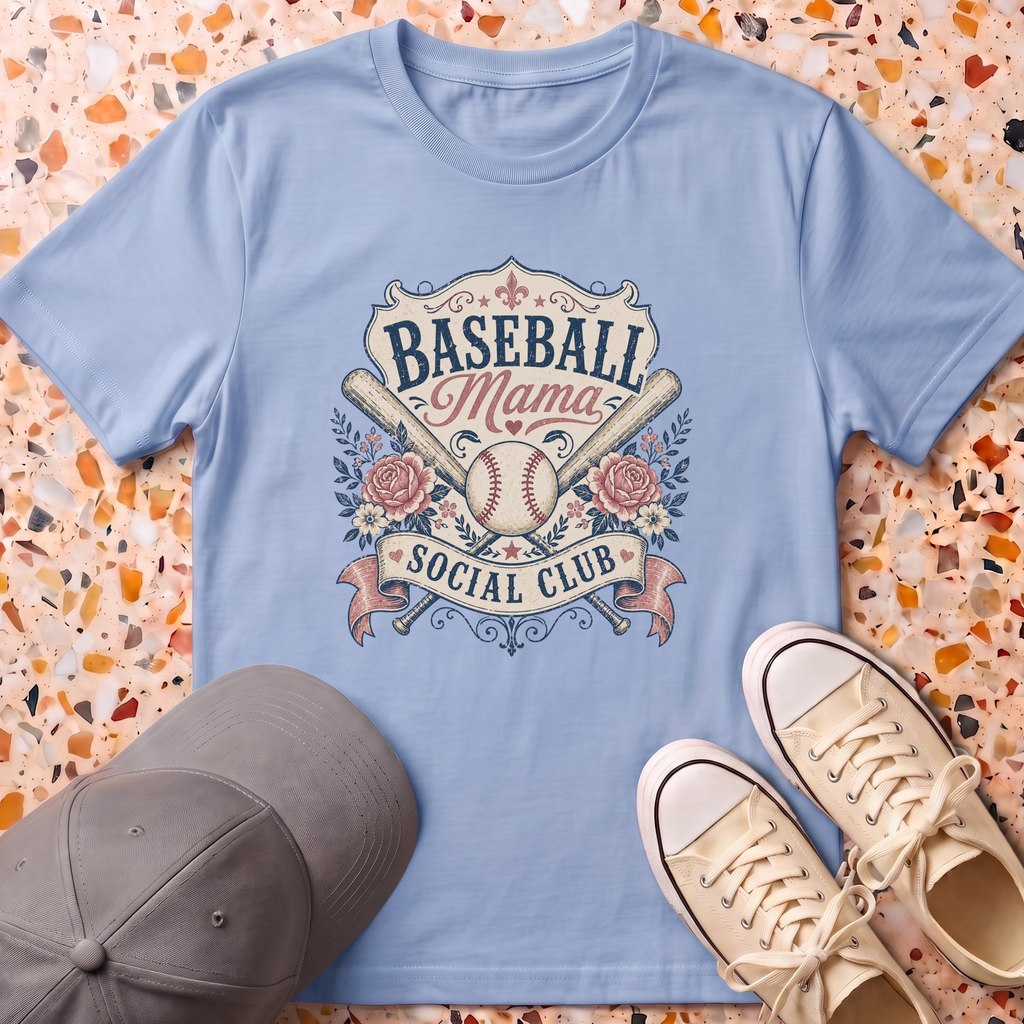Baseball Mama Social Club T-Shirt