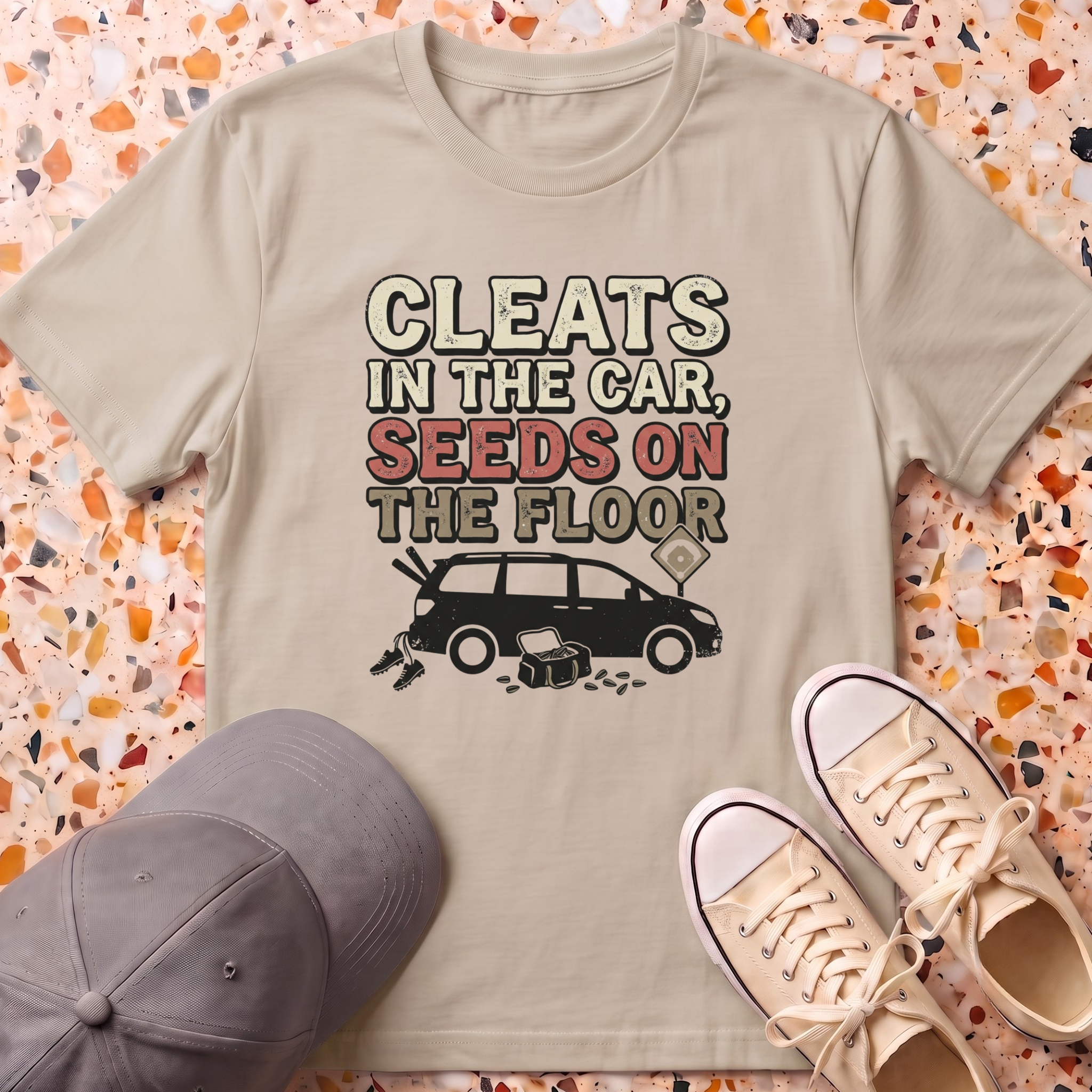 Cleats In The Car T-Shirt