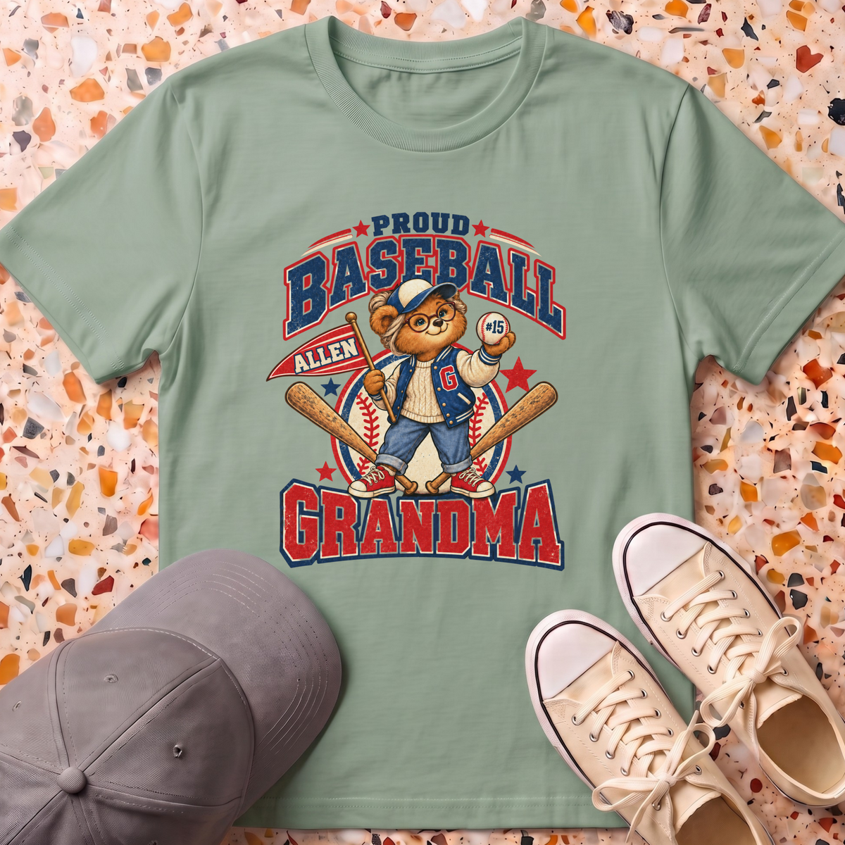 Custom Grandma Bear T-Shirt