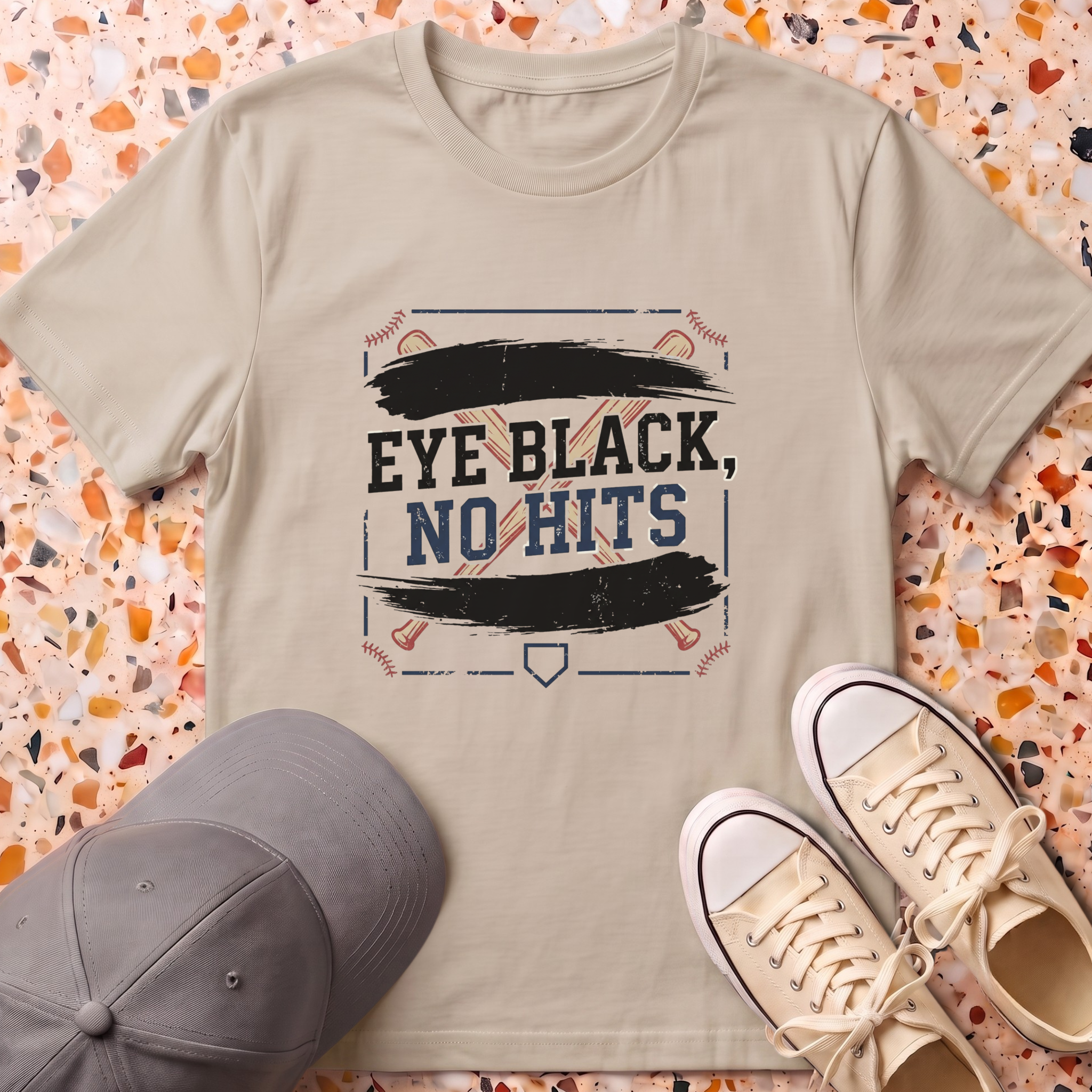 Eye Black, No Hits T-Shirt