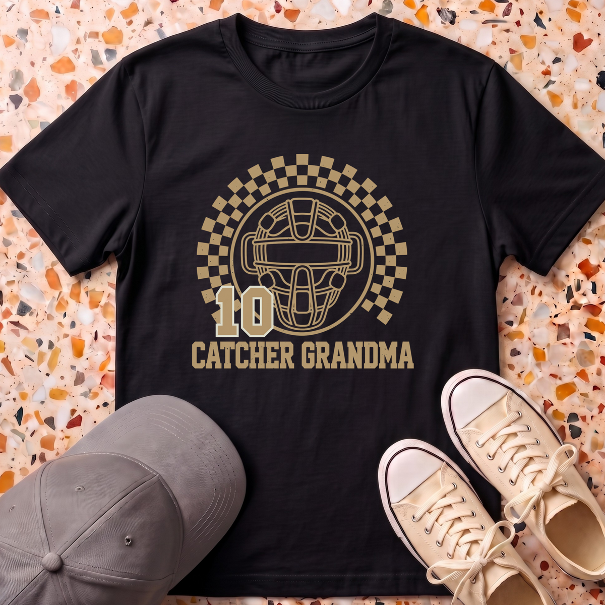 Custom Catcher Grandma T-Shirt