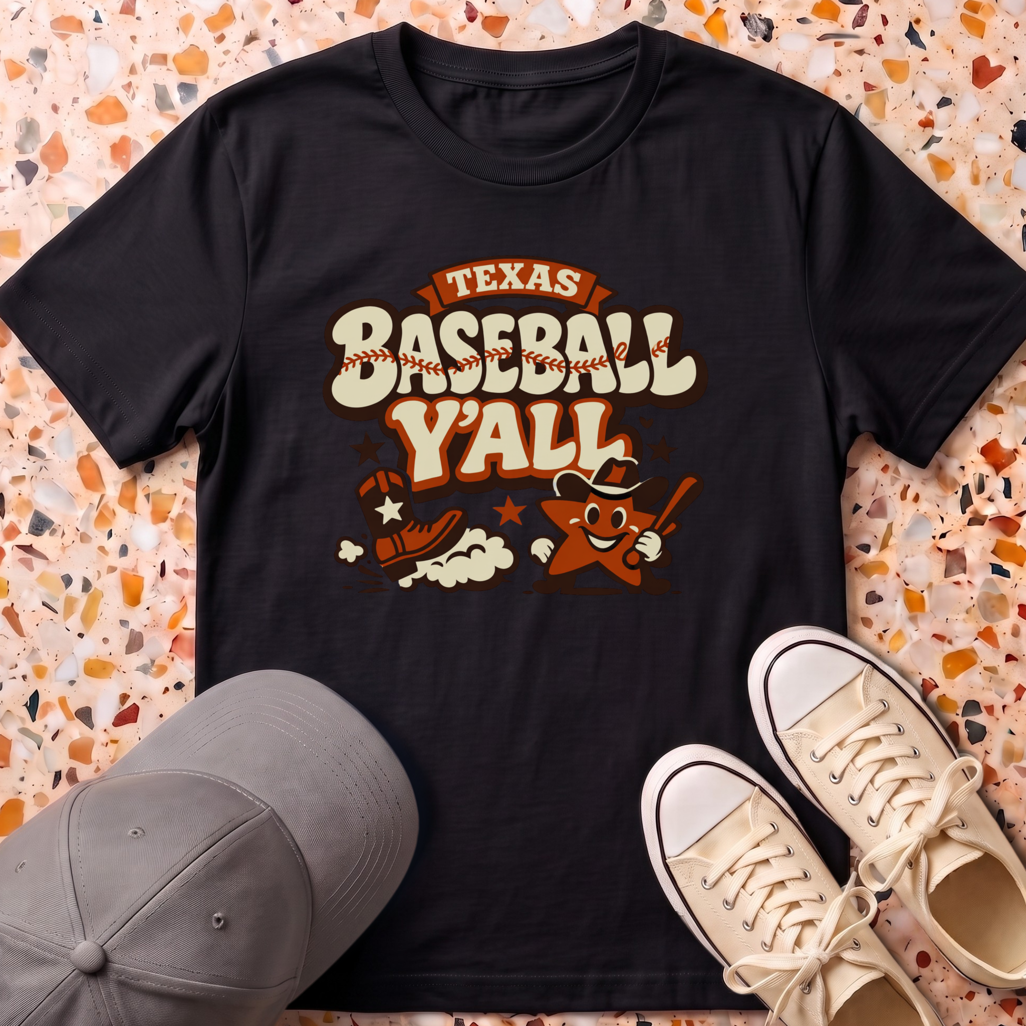Texas Baseball Y'ALL T-Shirt