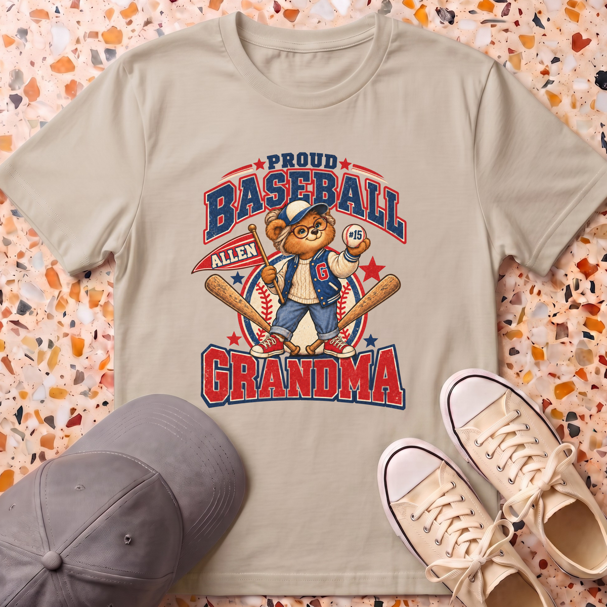 Custom Grandma Bear T-Shirt