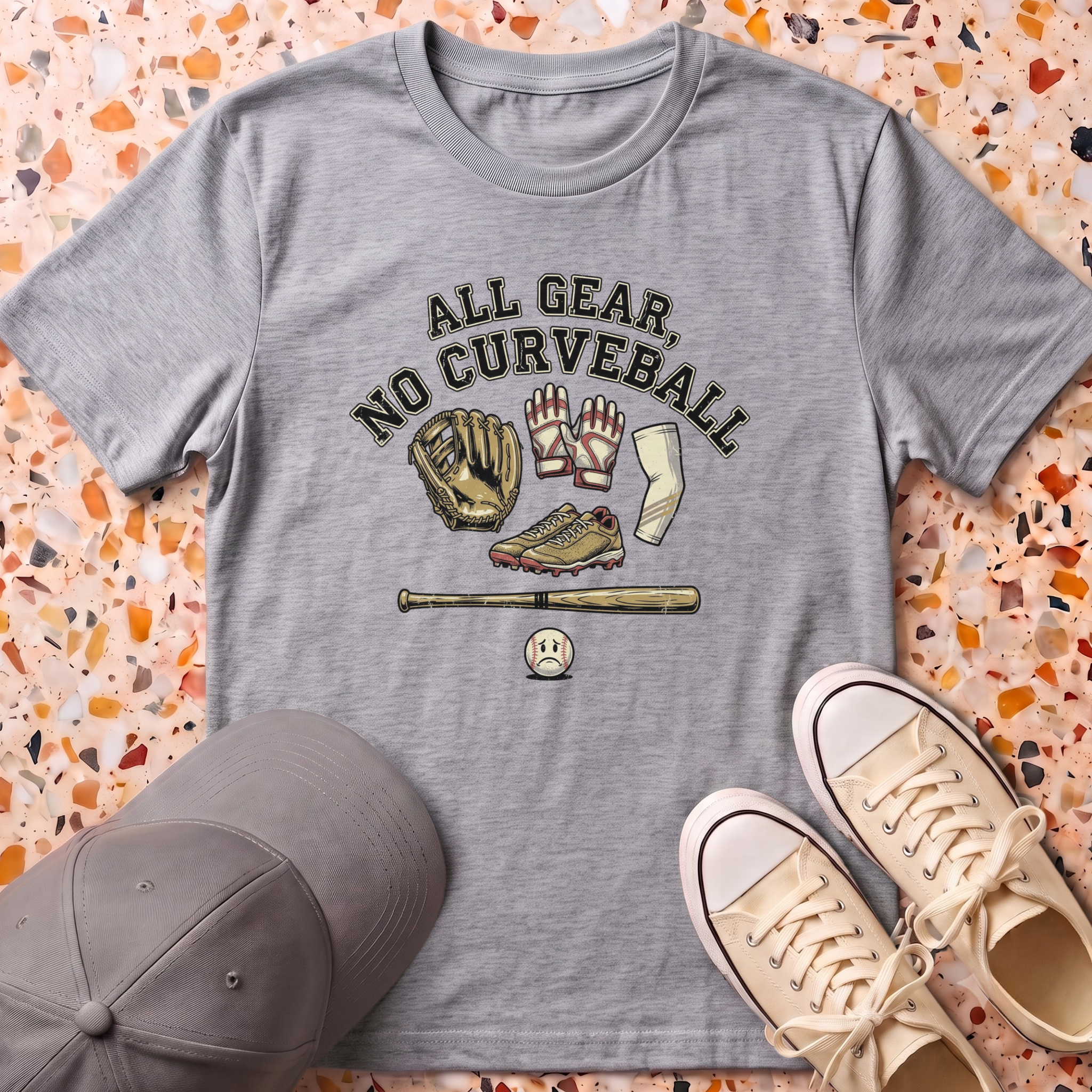 All Gear, No Curveball T-Shirt