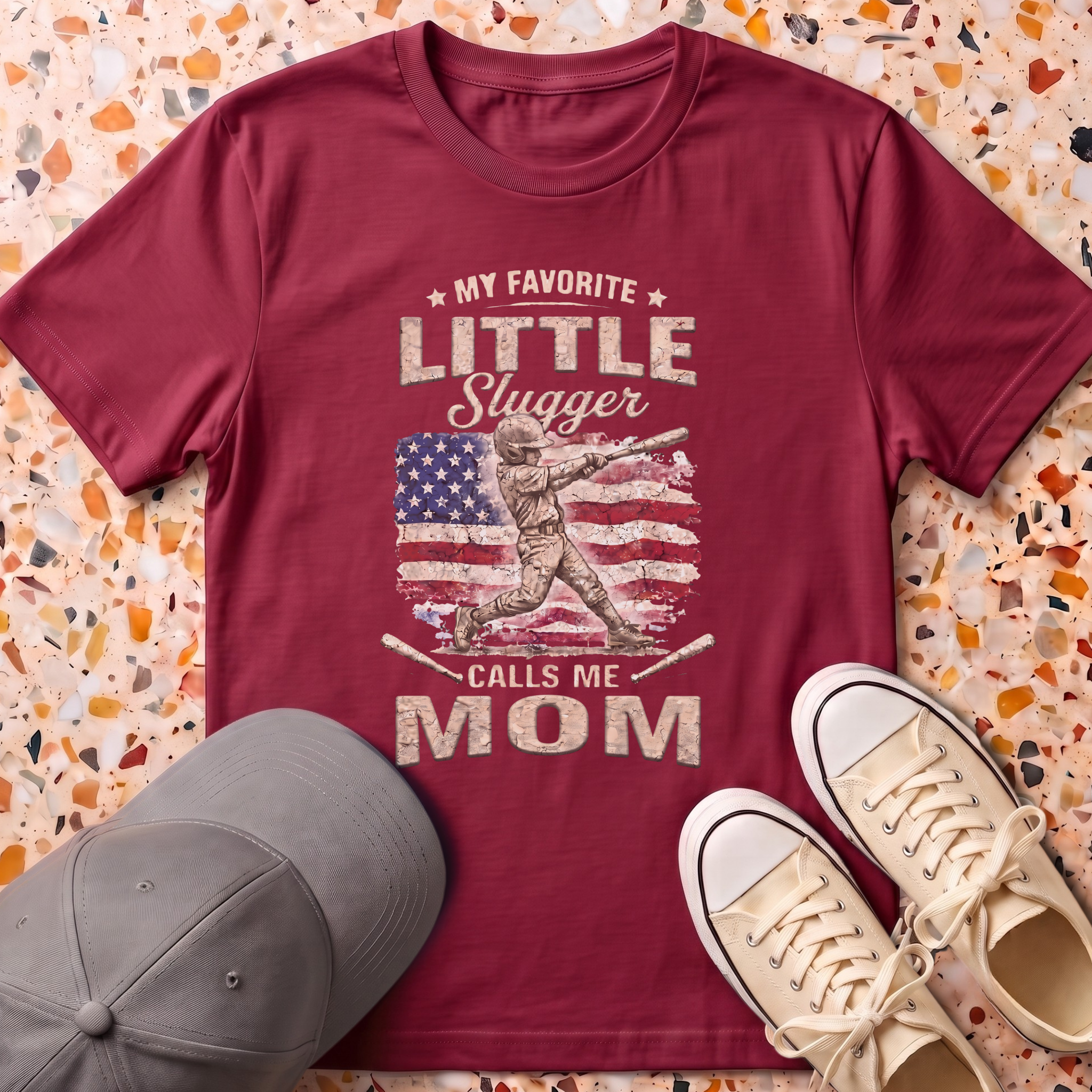 Little Slugger calls me mom T-Shirt