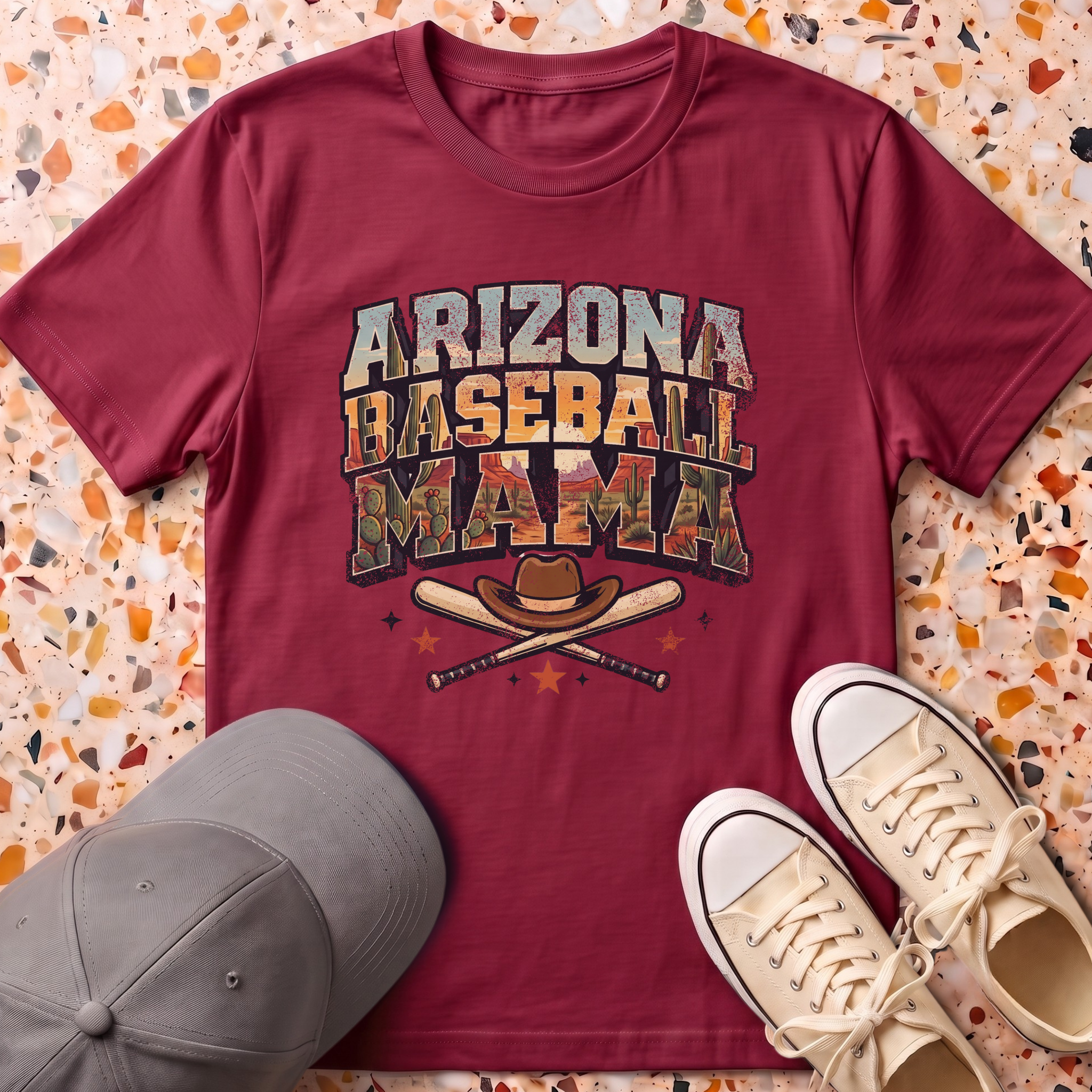 Arizona Baseball MAMA T-Shirt