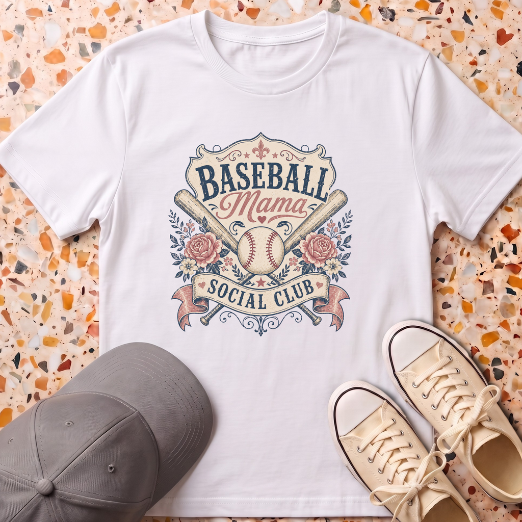 Baseball Mama Social Club T-Shirt