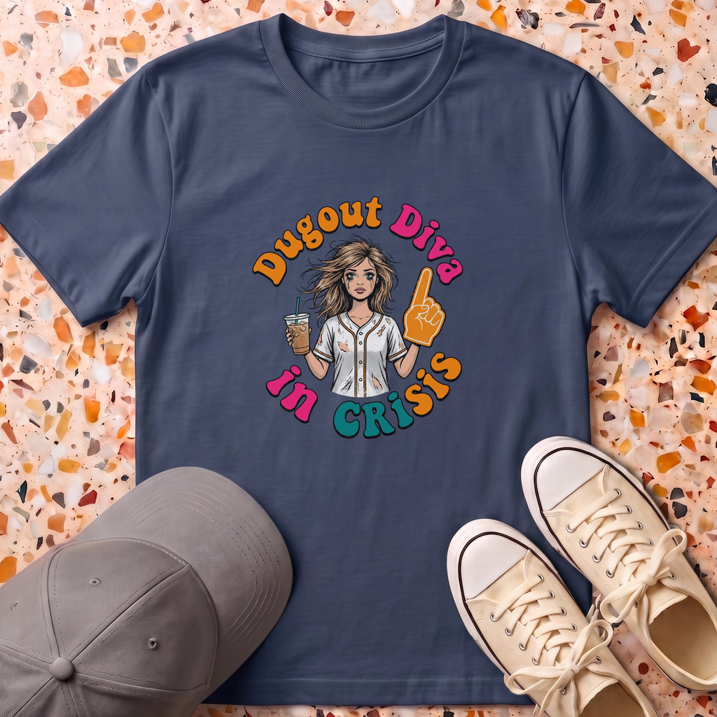 Dugout Diva in Crisis T-Shirt