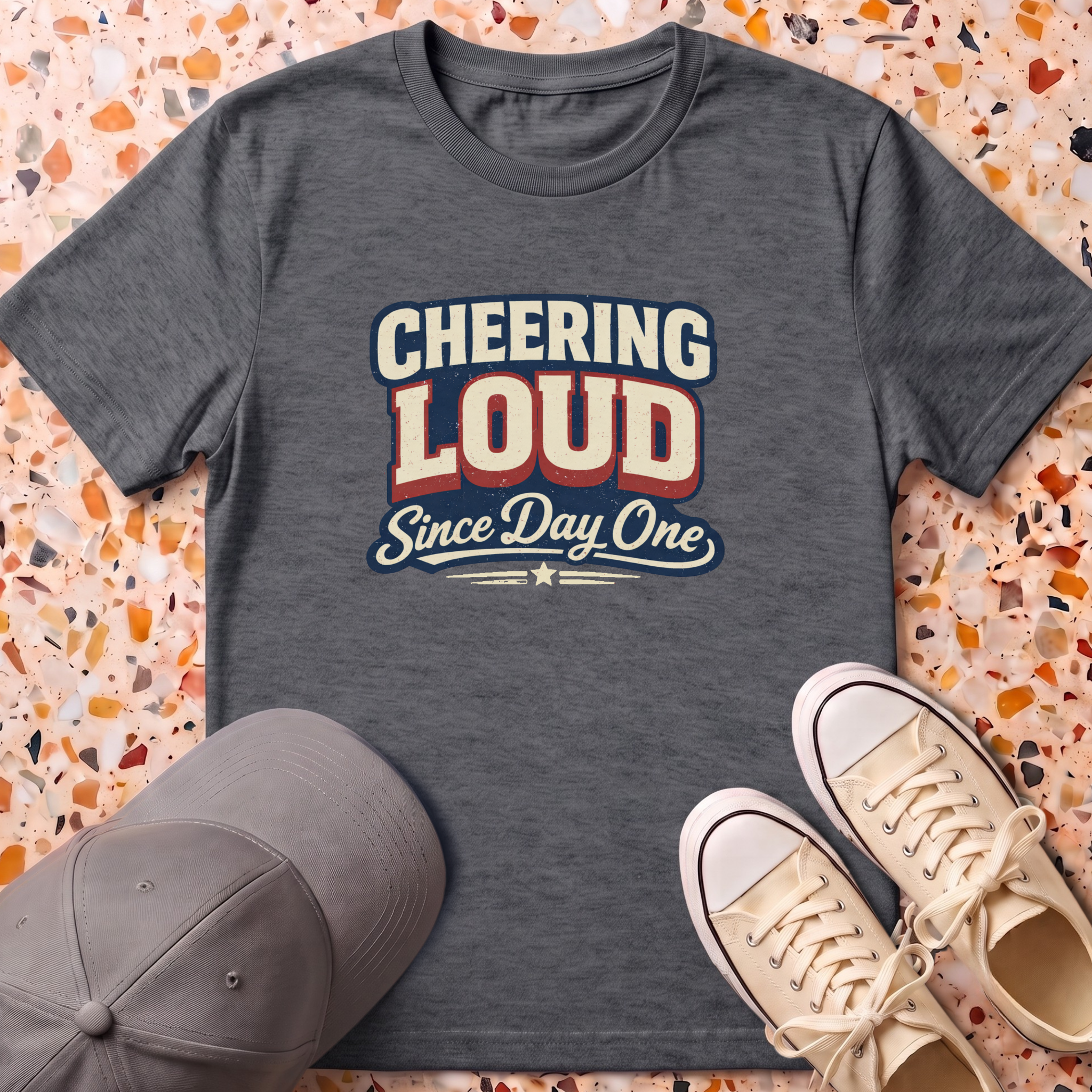 Cheering Loud Since Day One T-Shirt