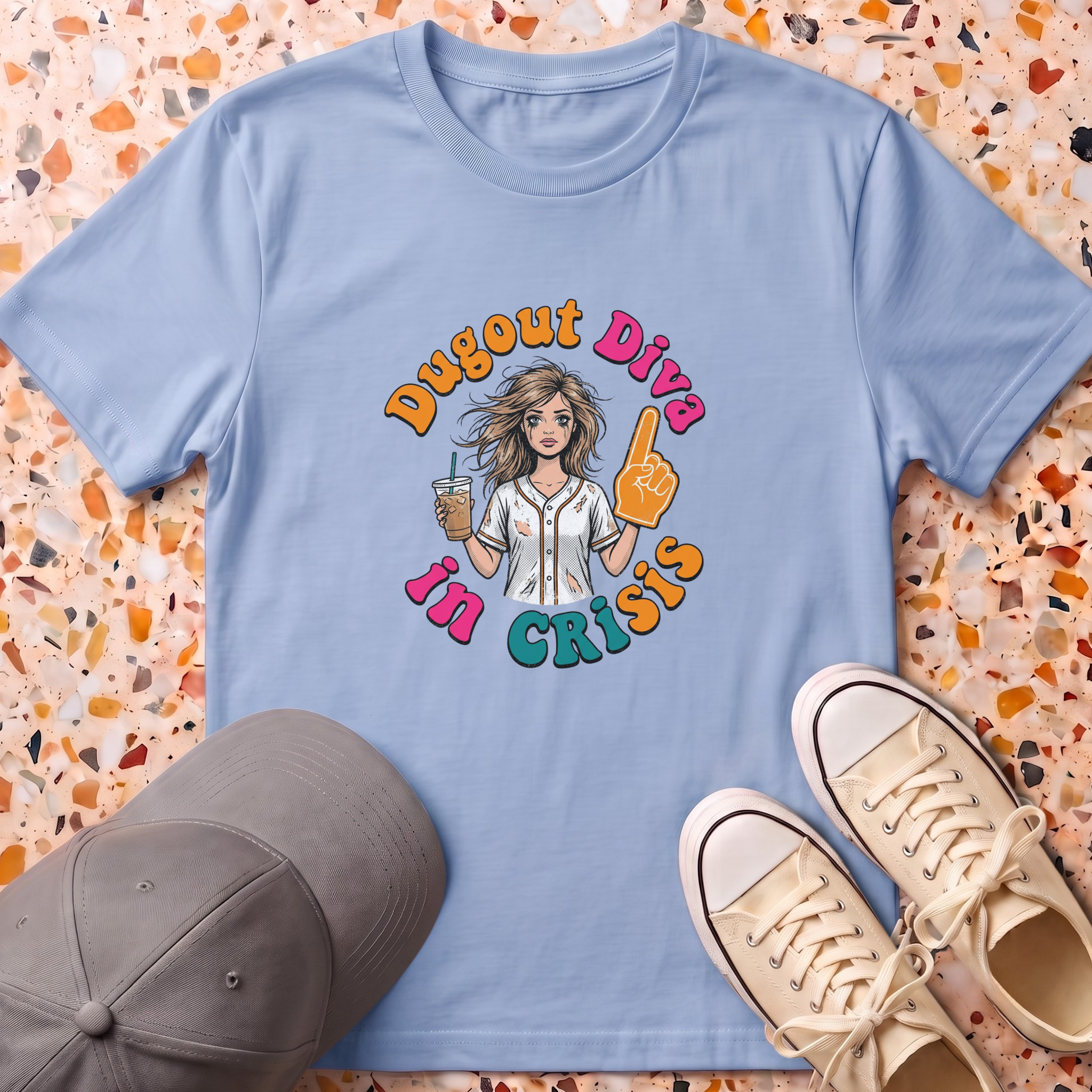 Dugout Diva in Crisis T-Shirt