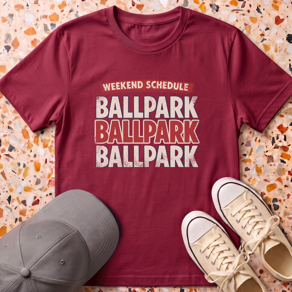 Weekend Schedule Ballpark T-Shirt