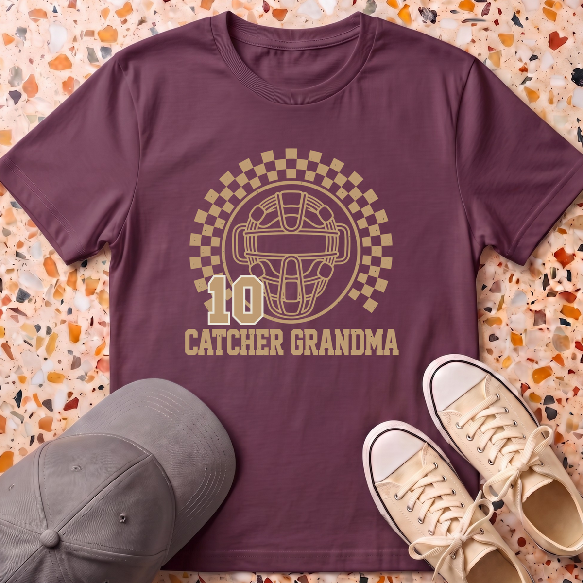 Custom Catcher Grandma T-Shirt