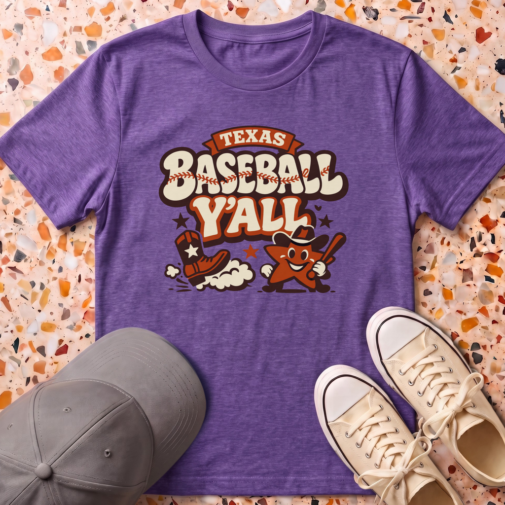 Texas Baseball Y'ALL T-Shirt