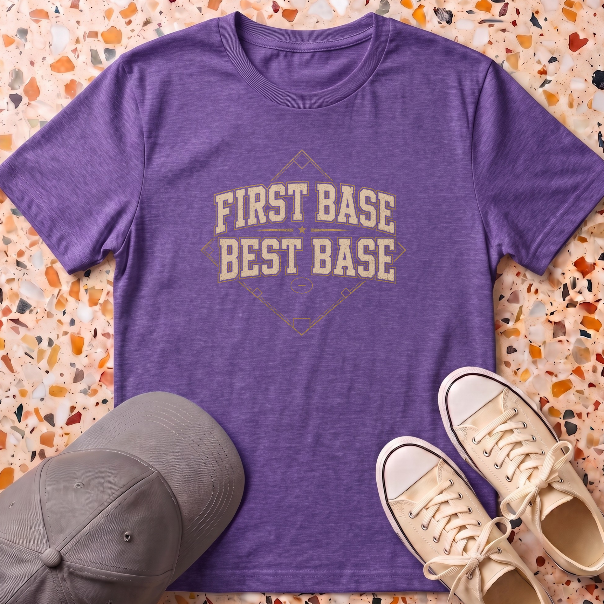 First Base Best Base T-Shirt
